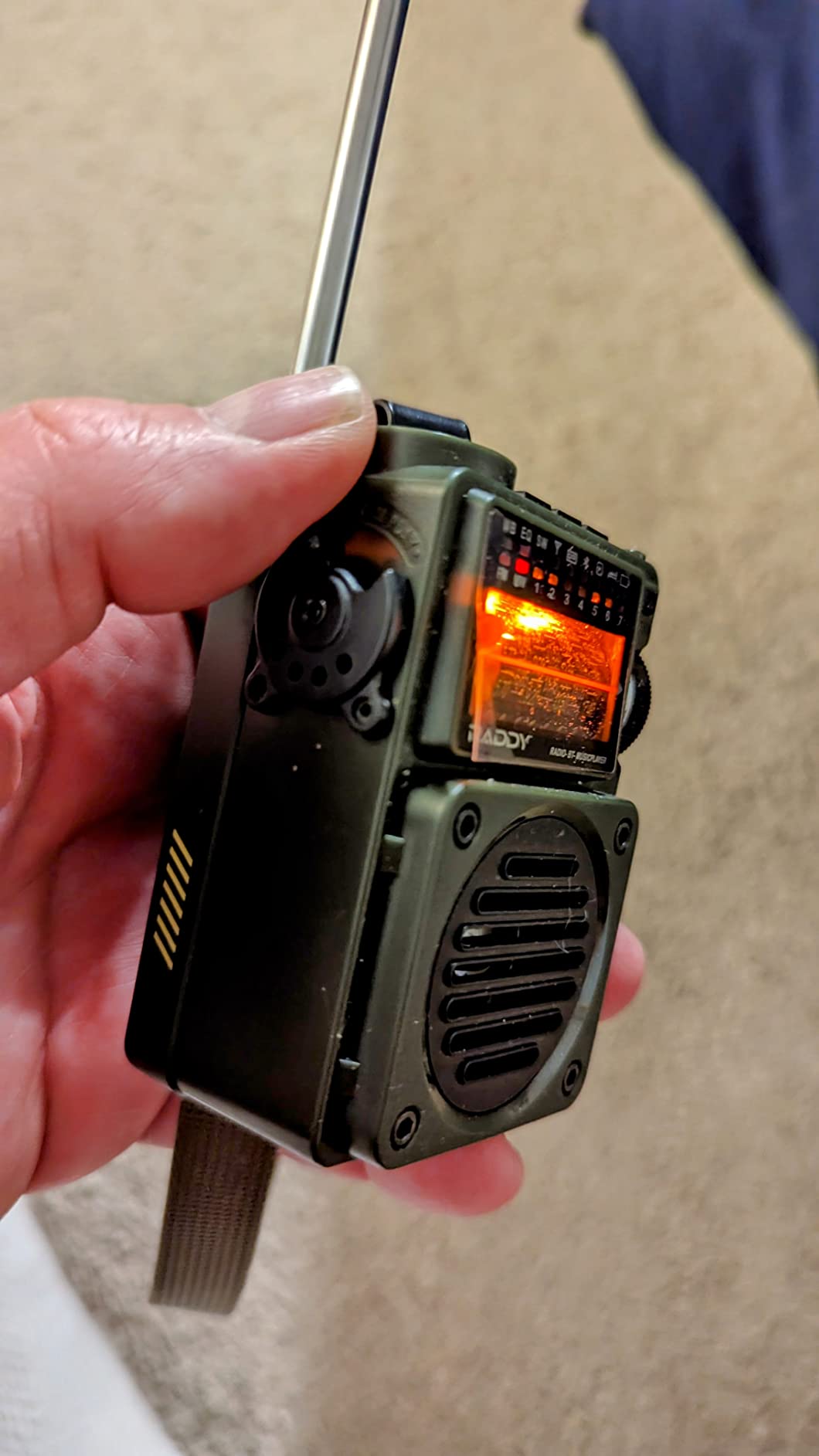 Raddy RF750 Portable Shortwave Radio AM/FM/SW/WB Receiver with NOAA Alerts - Pocket Retro Mini Radio Rechargeable, w/ 9.85 Ft Wire Antenna customer photo 2
