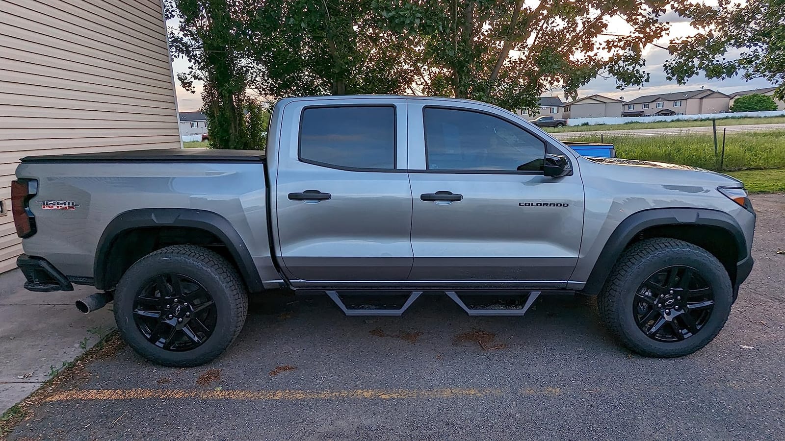 TAC Sidewinder Running Boards Fit 2015-2026 Chevy Colorado/GMC Canyon Crew Cab 4” Drop Side Step Nerf Bar Rocker Slider Pickup Truck Exterior Accessories 2pcs customer photo 1