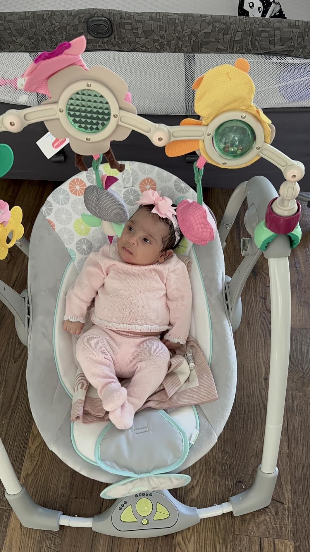 Ingenuity ConvertMe Baby Swing & Infant Seat, Newborn to 9 Months, Swell customer photo 1