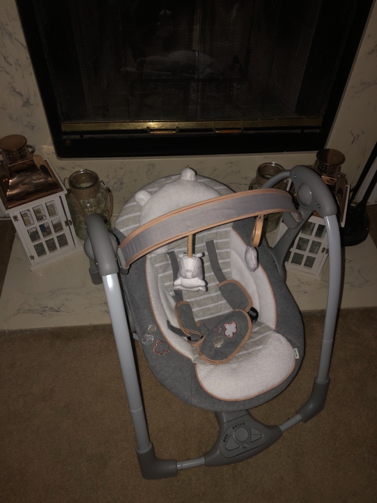 Ingenuity ConvertMe Baby Swing & Infant Seat, Newborn to 9 Months, Swell customer photo 2