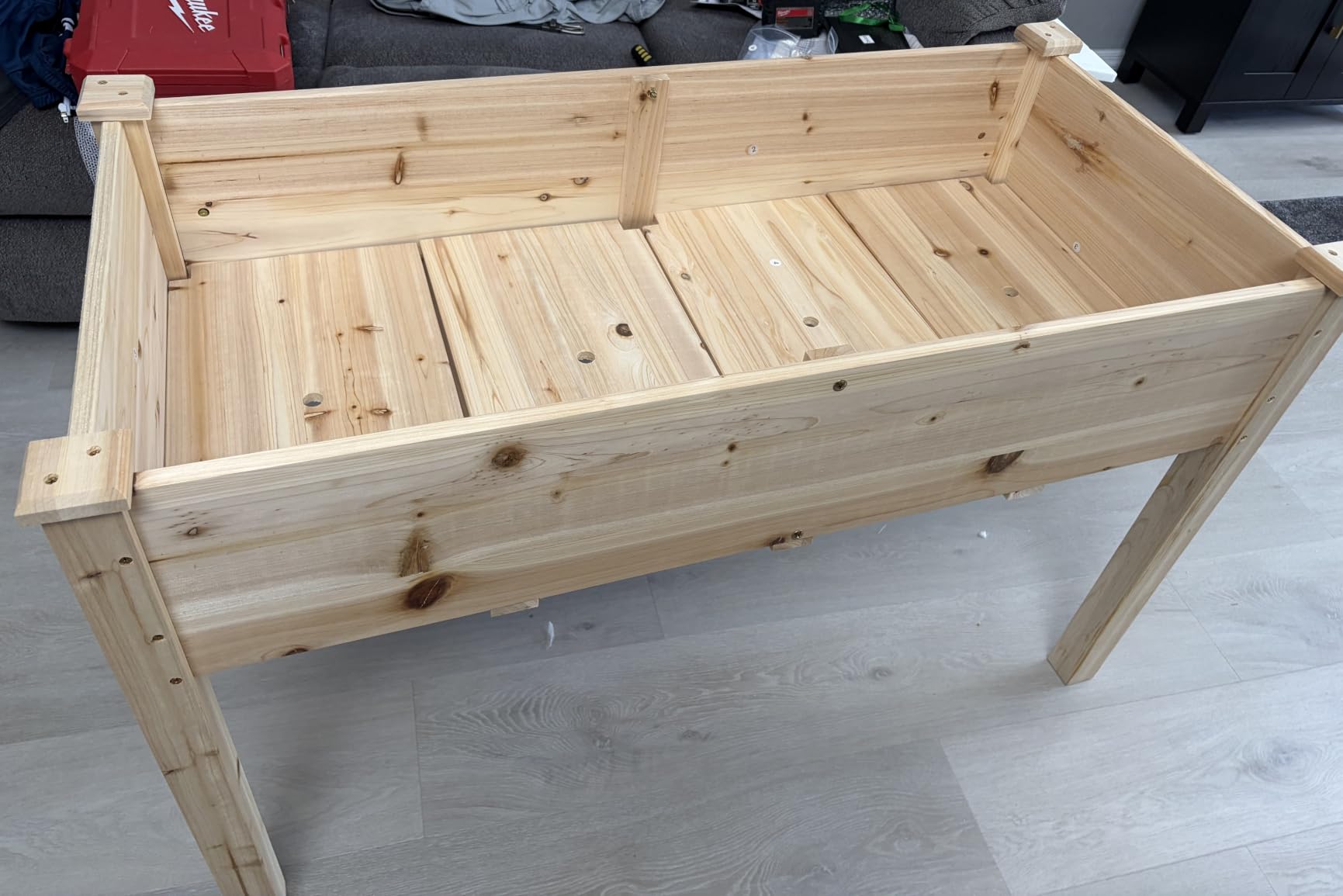 Yaheetech Raised Garden Bed 2Pcs Elevated Wood Planter Box Outdoor, Wood customer photo 1