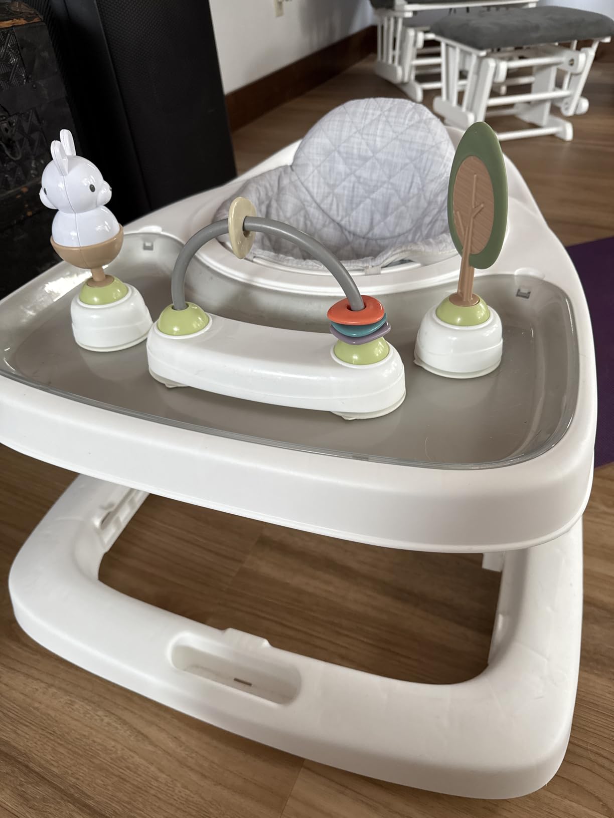 Ingenuity Step & Sprout 3-in-1 Foldable Baby Activity Walker with Removable Toys Ages 6 Months +, First Forest customer photo 1