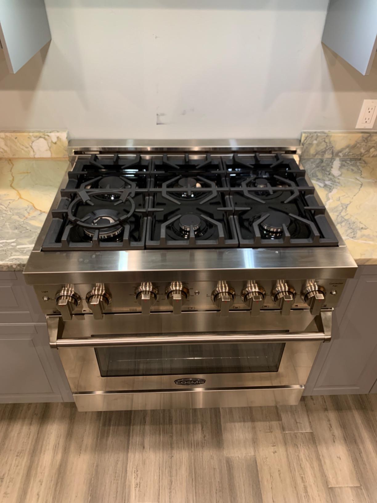 48 in. Vista Coll 6.6 cu ft 8 Burner Double Oven Gas Range, Stainless Steel customer photo 2