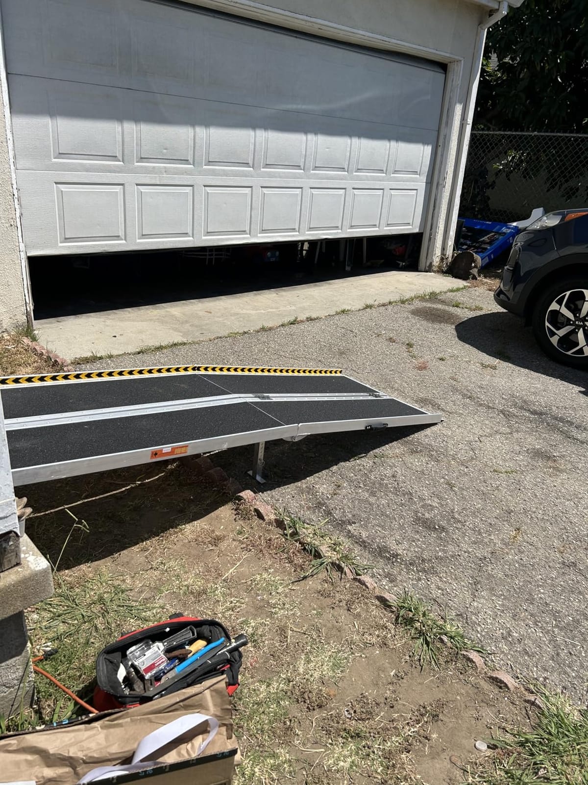 3FT Portable Wheelchair Ramp, Threshold Ramps for Home Steps Doorways customer photo 1