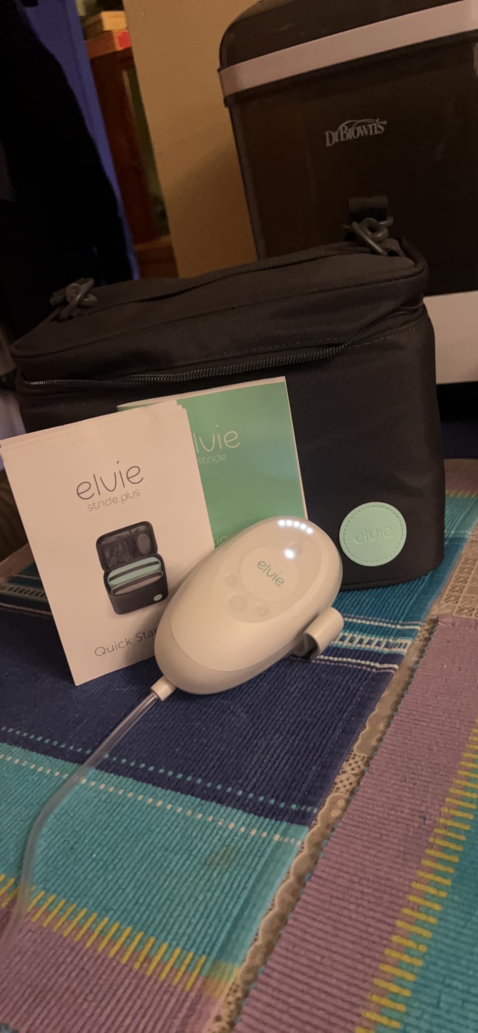 Elvie Stride Plus- Hospital-Grade App-Controlled Breast Pump - Hands-Free Wearable Ultra-Quiet Electric Breast Pump customer photo 1