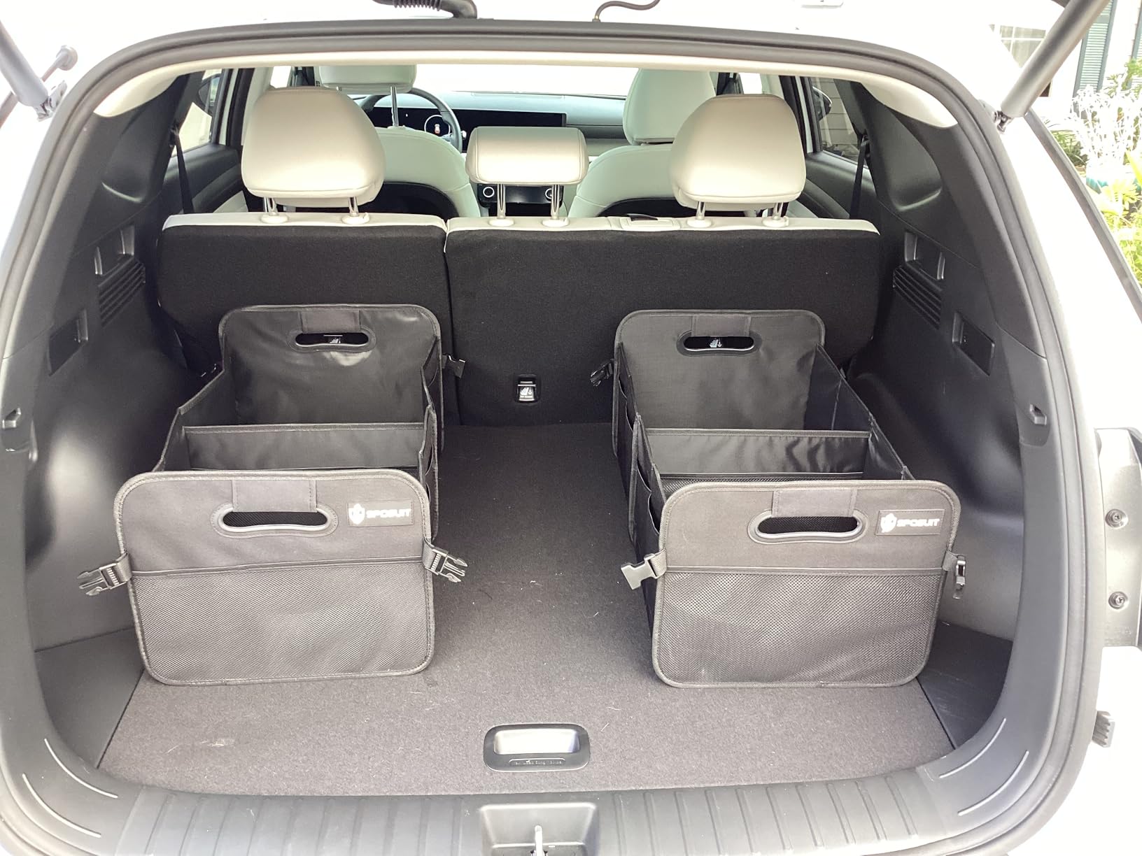 Sposuit Trunk Organizer for Car - 70L Collapsible Sturdy Car Storage, Black customer photo 2