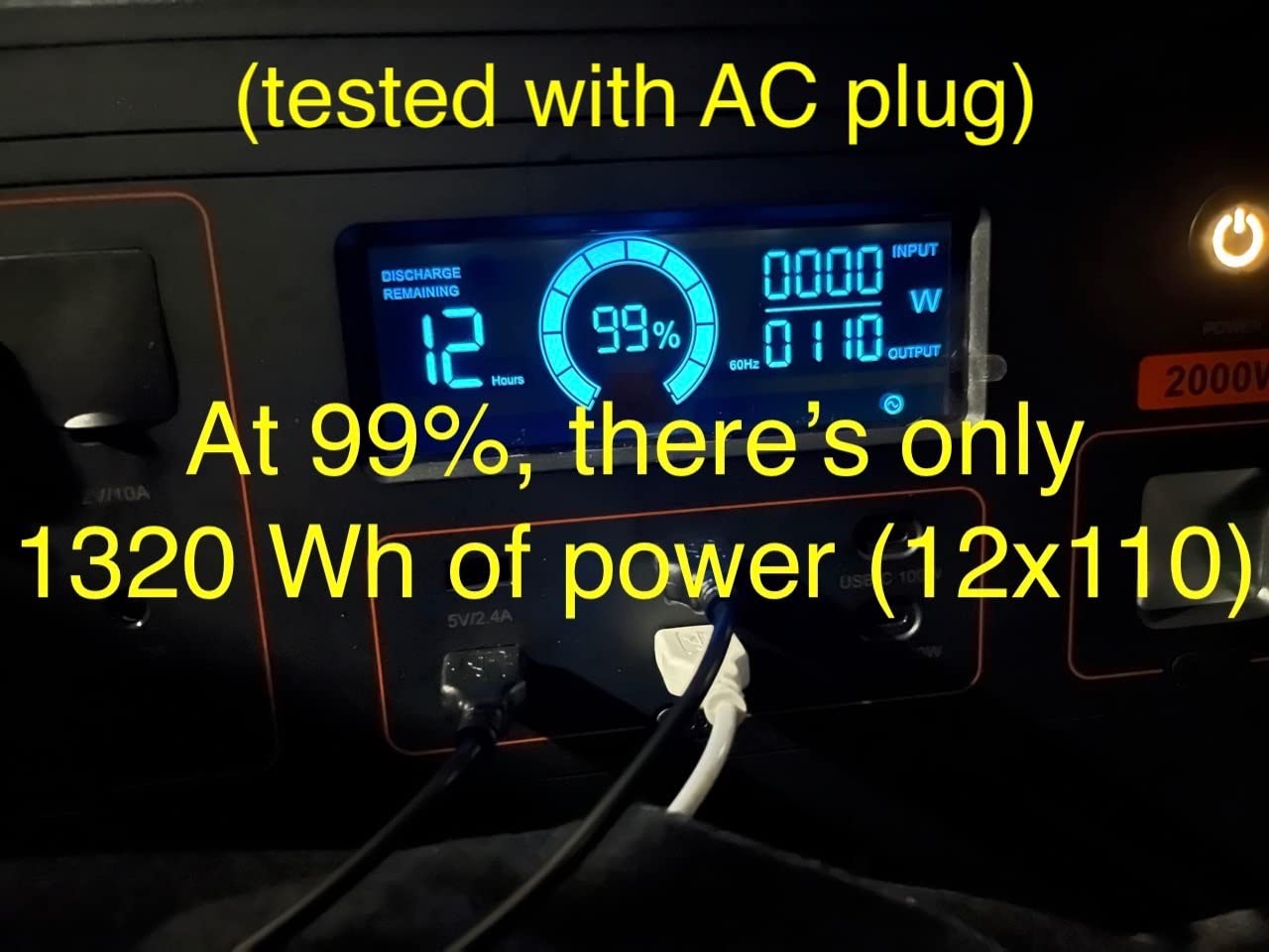 Portable Power Station 500W (Peak 1000W), 519.48Wh Outdoor Solar Generator customer photo 2