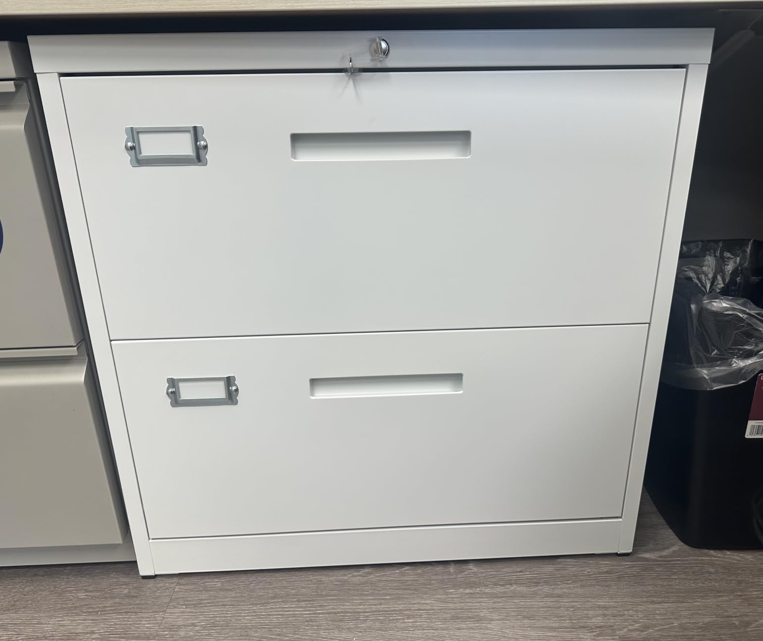 Letaya File Cabinets,4 Drawer Metal Lateral Filing Organization Storage Cabinets with Lock,Home Office for Hanging Files Letter/Legal/F4/A4 Size (Require Assembly) customer photo 2