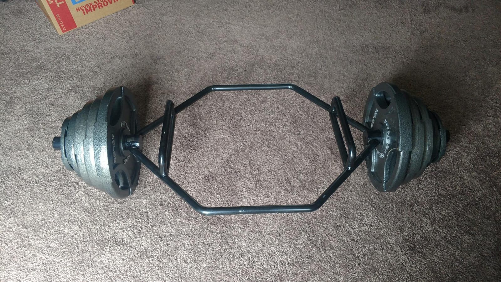 CAP Olympic Trap Bar | Heavy-Duty Hex Shrug & Deadlift Weight Bar customer photo 1