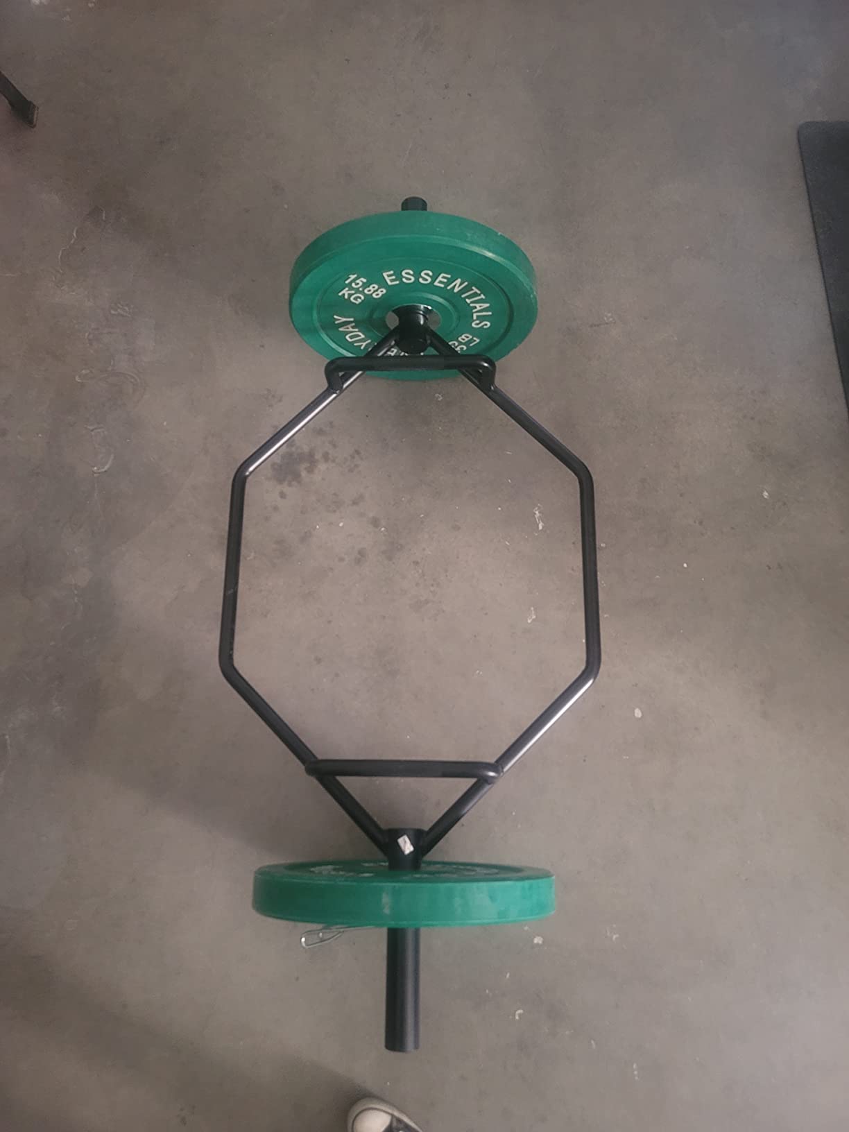 CAP Olympic Trap Bar | Heavy-Duty Hex Shrug & Deadlift Weight Bar customer photo 2