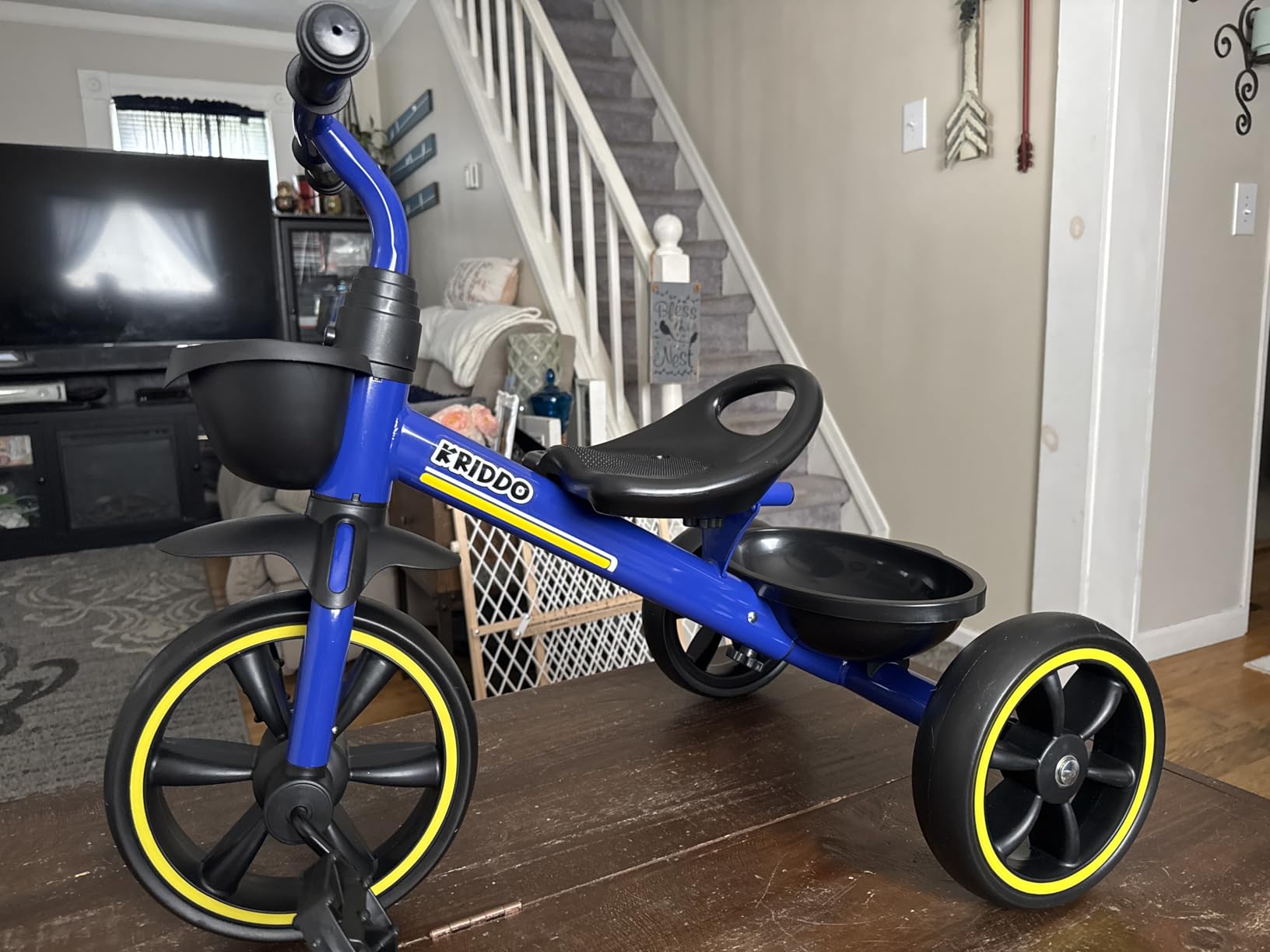 KRIDDO Toddler Tricycle for Toddlers Age 2-5, Tool-Free Trike customer photo 2