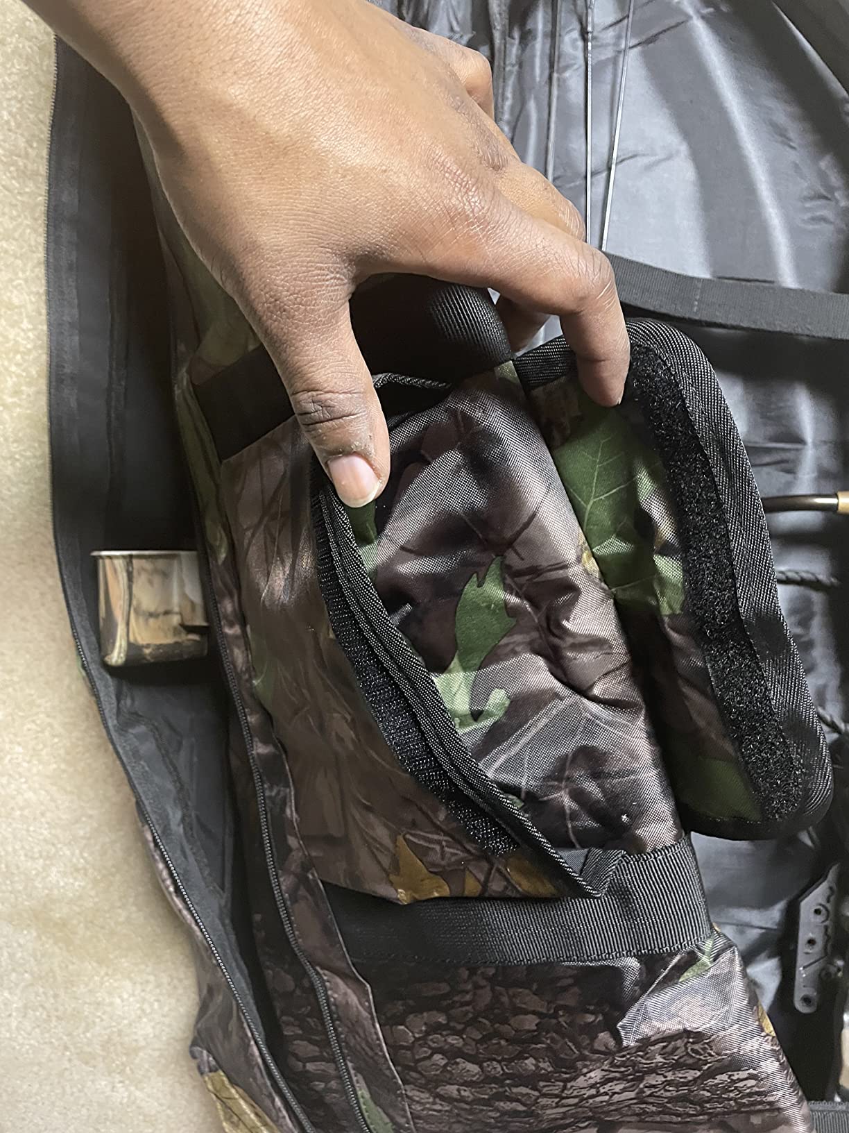 Compound Bow Case Soft Bow Padded Case Light-Weight Bow Carry Bag with Arrow Pocket customer photo 2