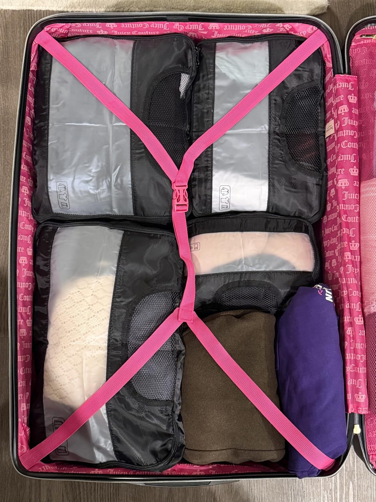 Veken 10 Set/8 Set Packing Cubes for Travel Essentials,Anti-Wrinkle Buckled Suitcase Organizer for Shoe & Toiletry Bag,Carry On Luggage Bag for Airplane & College Dorm Room Accessories,Women Men Gifts customer photo 2