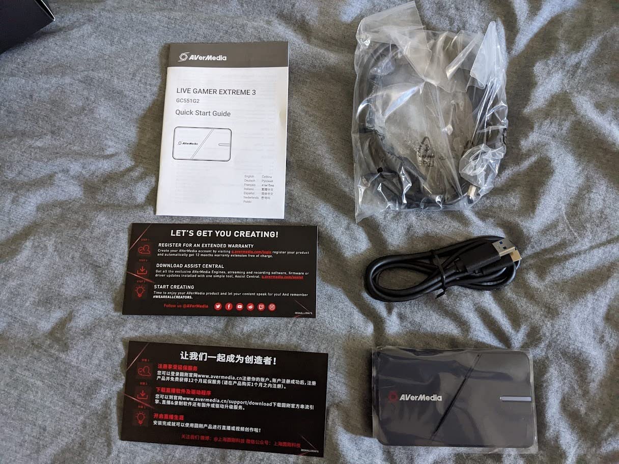 AVerMedia 4K Capture Card for Streaming,1440p120 Video Capture Device for PS5/Pro, Xbox Series X/S, Nintendo Switch, PC, compatible with Twitch, OBS, Windows, Mac - GC551G2 Live Gamer Extreme 3 customer photo 1