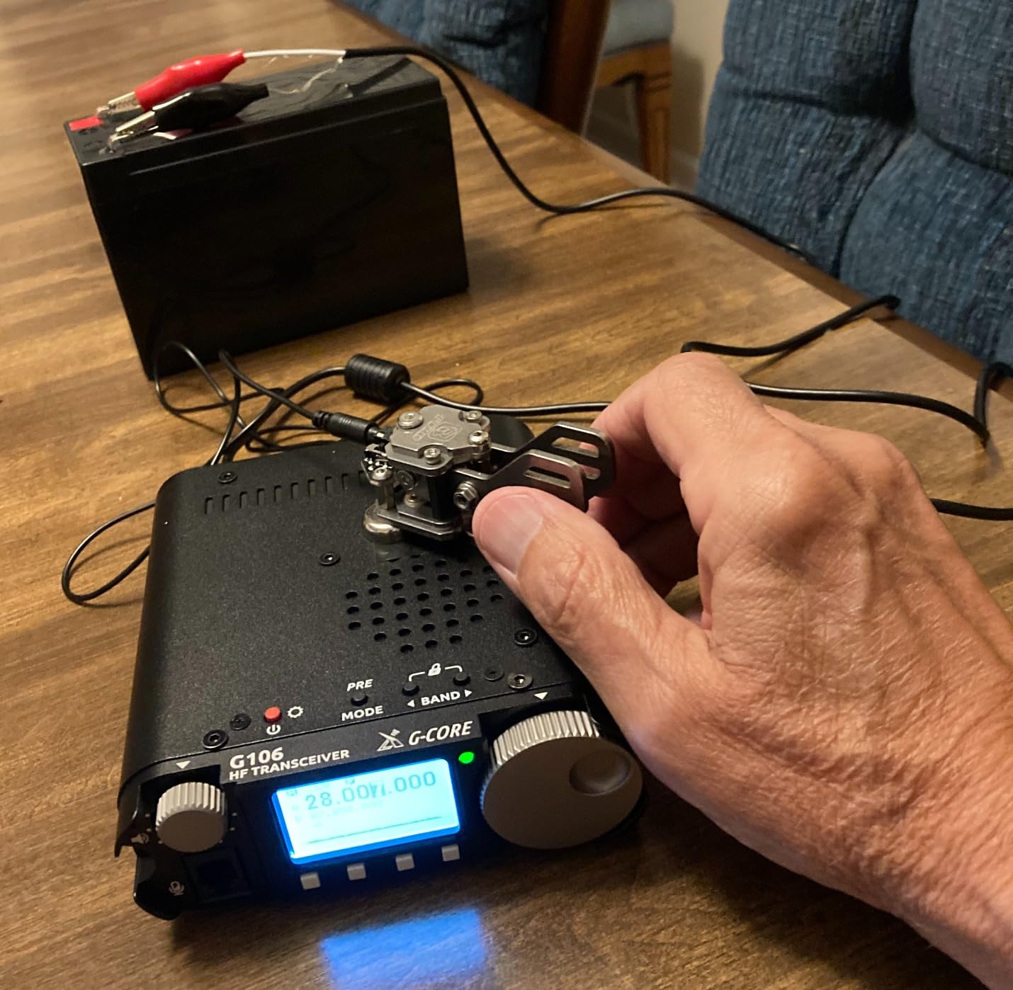 Xiegu G106 SDR HF Transceiver, 5W QRP Radio, SSB CW AM WFM, Support FT8 customer photo 2