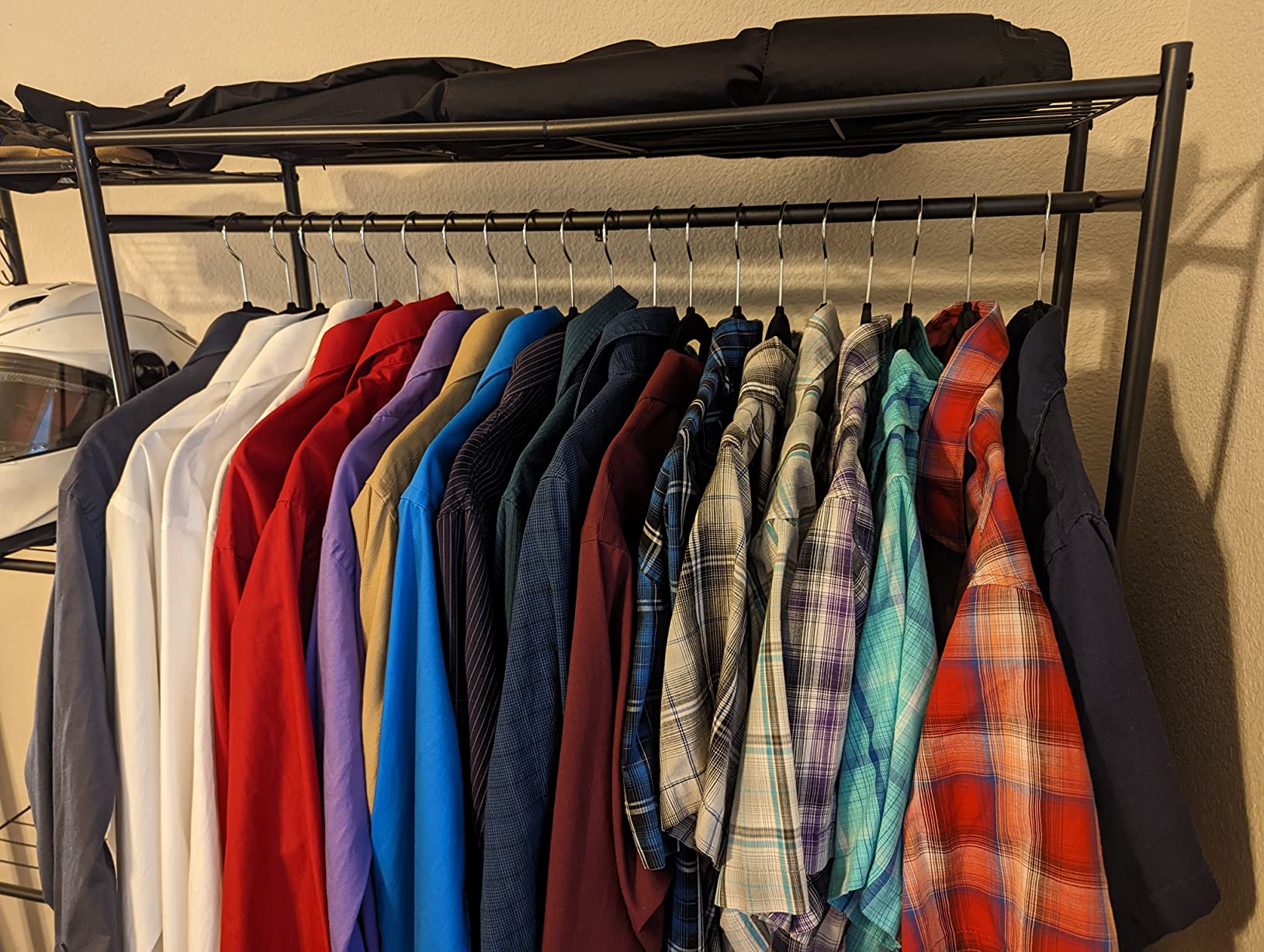 Closet Wardrobe, Closet Organizers and Storage System, Metal Clothes Rack customer photo 1