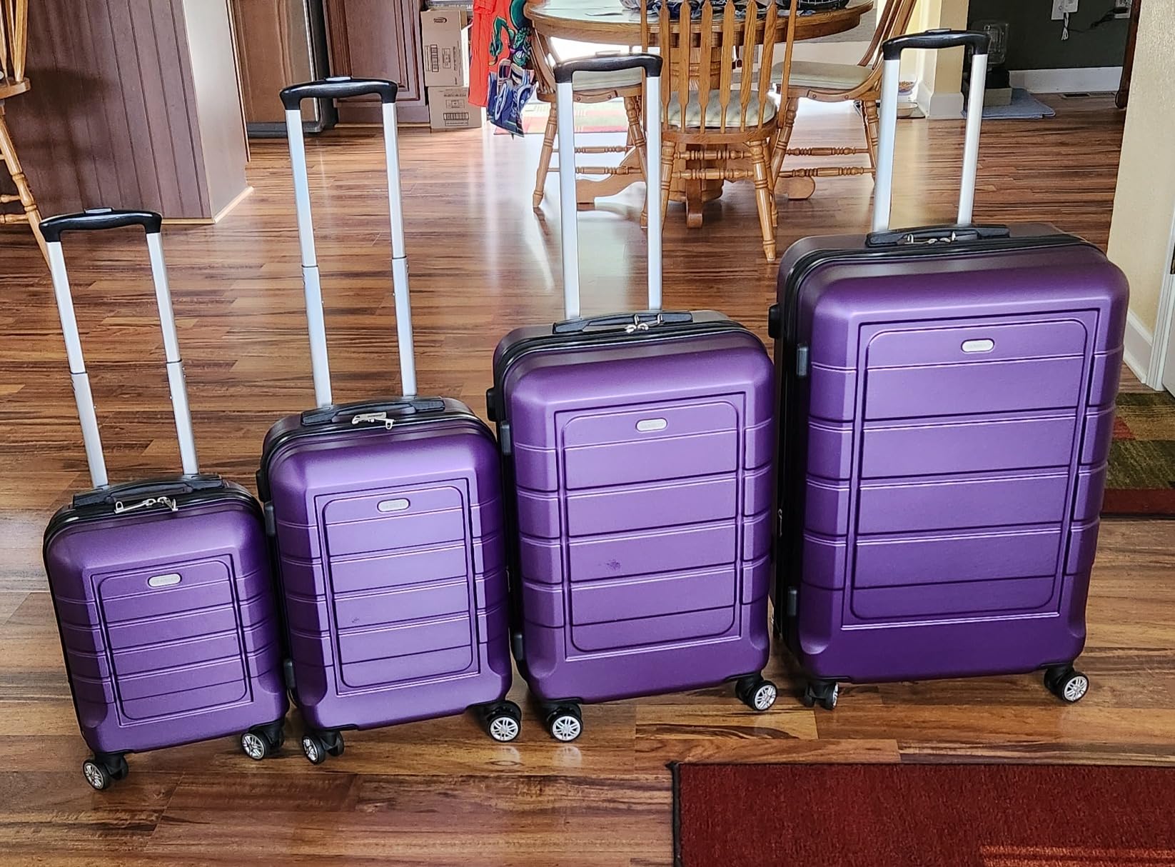 SHOWKOO G-Series Luggage set 4pcs, 100% PC Durable Hardshell Suitcase customer photo 1