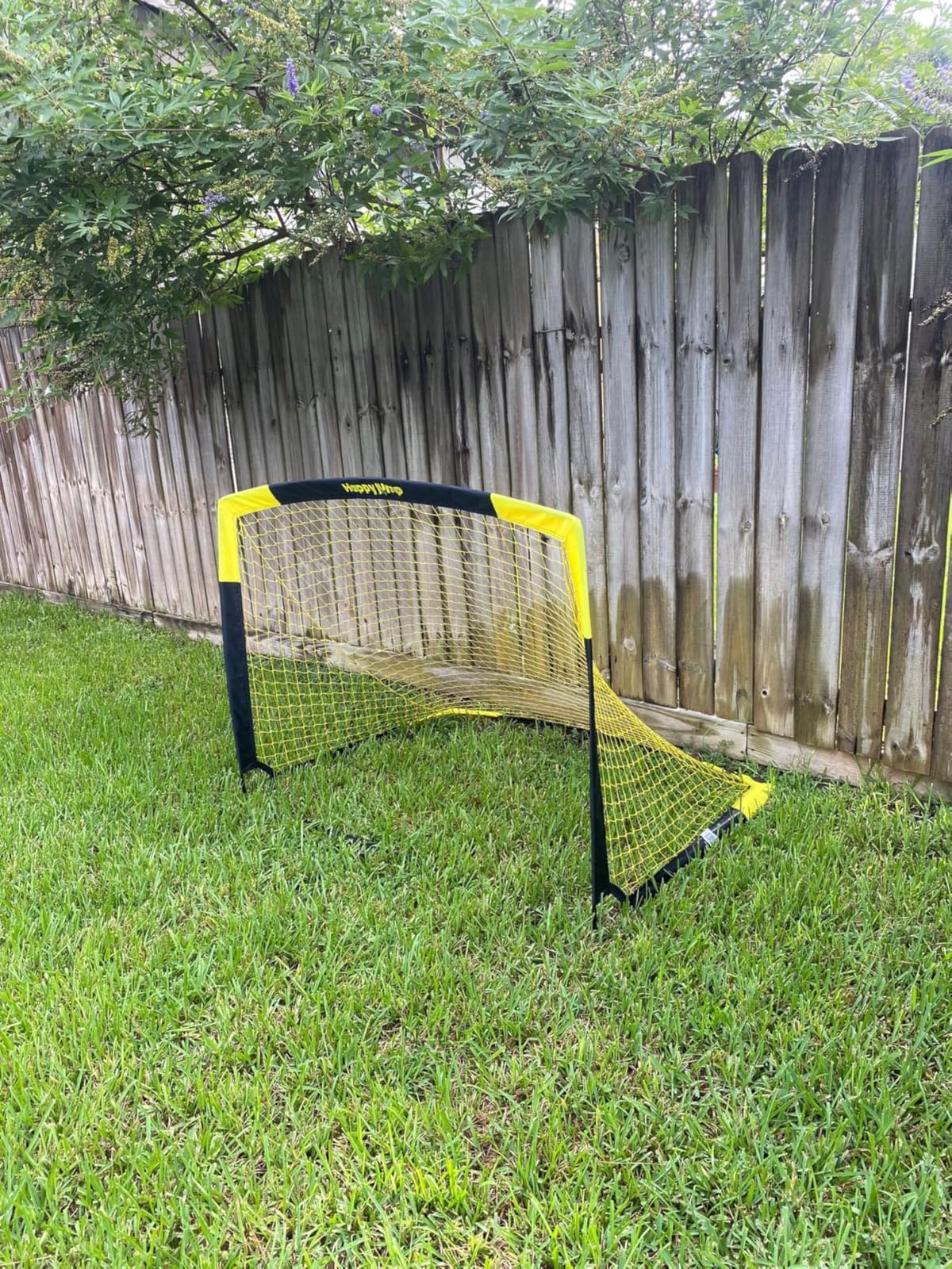 Happy Jump Portable Soccer Goal 7x5 & 5x3.6 FT, Large-Frame Training Net | Great for Kids Ages 6-14 Skill Development, Ideal for Backyard Park School Beach Indoor Outdoor, Easy Fold Durable Dacron Net customer photo 1