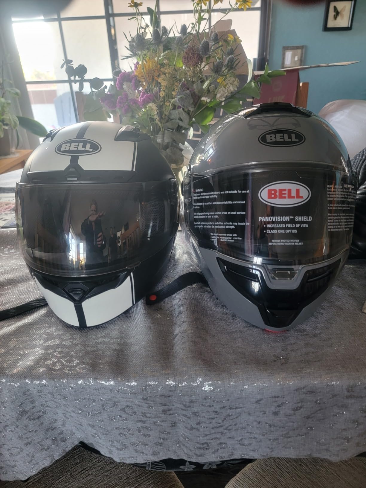 BELL SRT Modular Flip-Up Motorcycle Helmet - NR Gray, Large customer photo 2