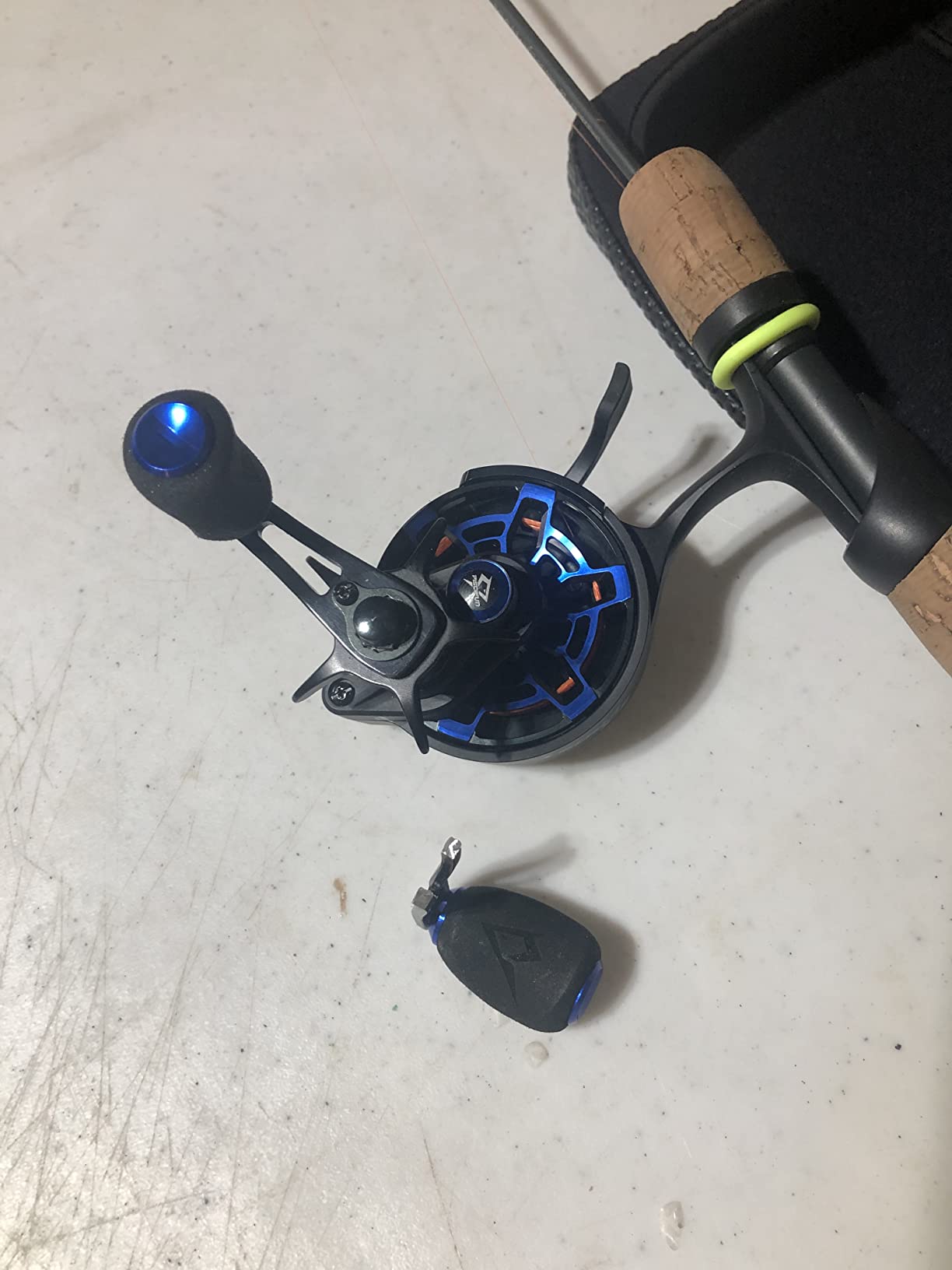 Piscifun ICX Frost Inline Ice Fishing Reel, 8-Magnet Drop customer photo 2