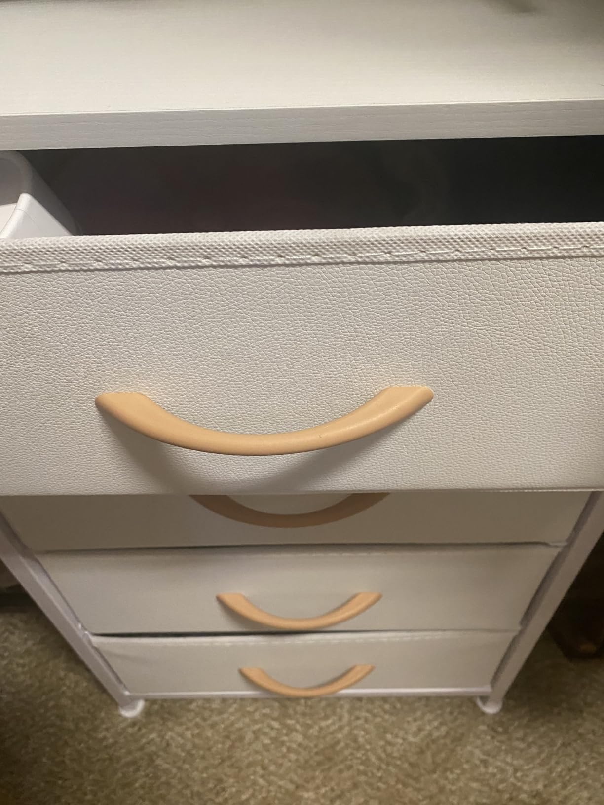 Furnulem Dresser for Bedroom, 5 Drawers Tall Nightstand, Chest of Drawers customer photo 1