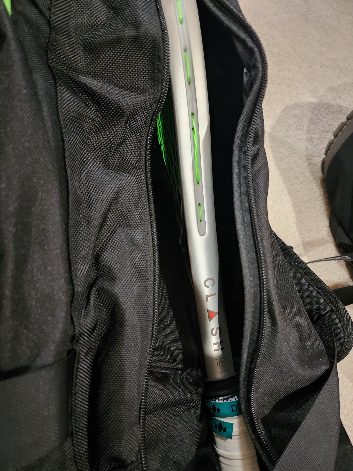 MATEIN Tennis Bag 6 Rackets, Large Racket Bag with Shoe Compartment, Cooler customer photo 1