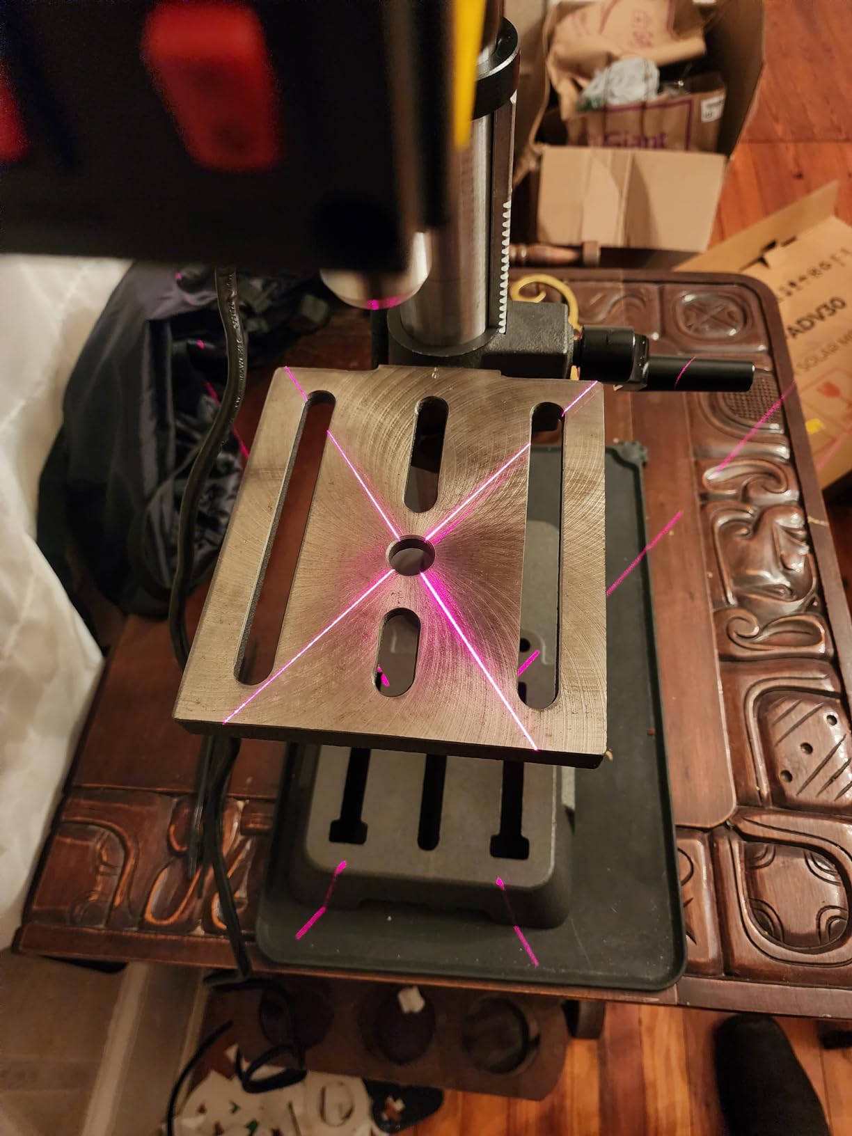 SKIL 6.2 Amp 10 In. 5-Speed Benchtop Drill Press with Laser Alignment & Work Light - DP9505-00 customer photo 2
