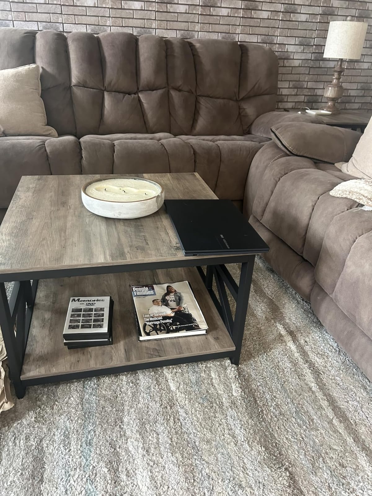 GreenForest Round Corners Coffee Table for Living Room customer photo 1