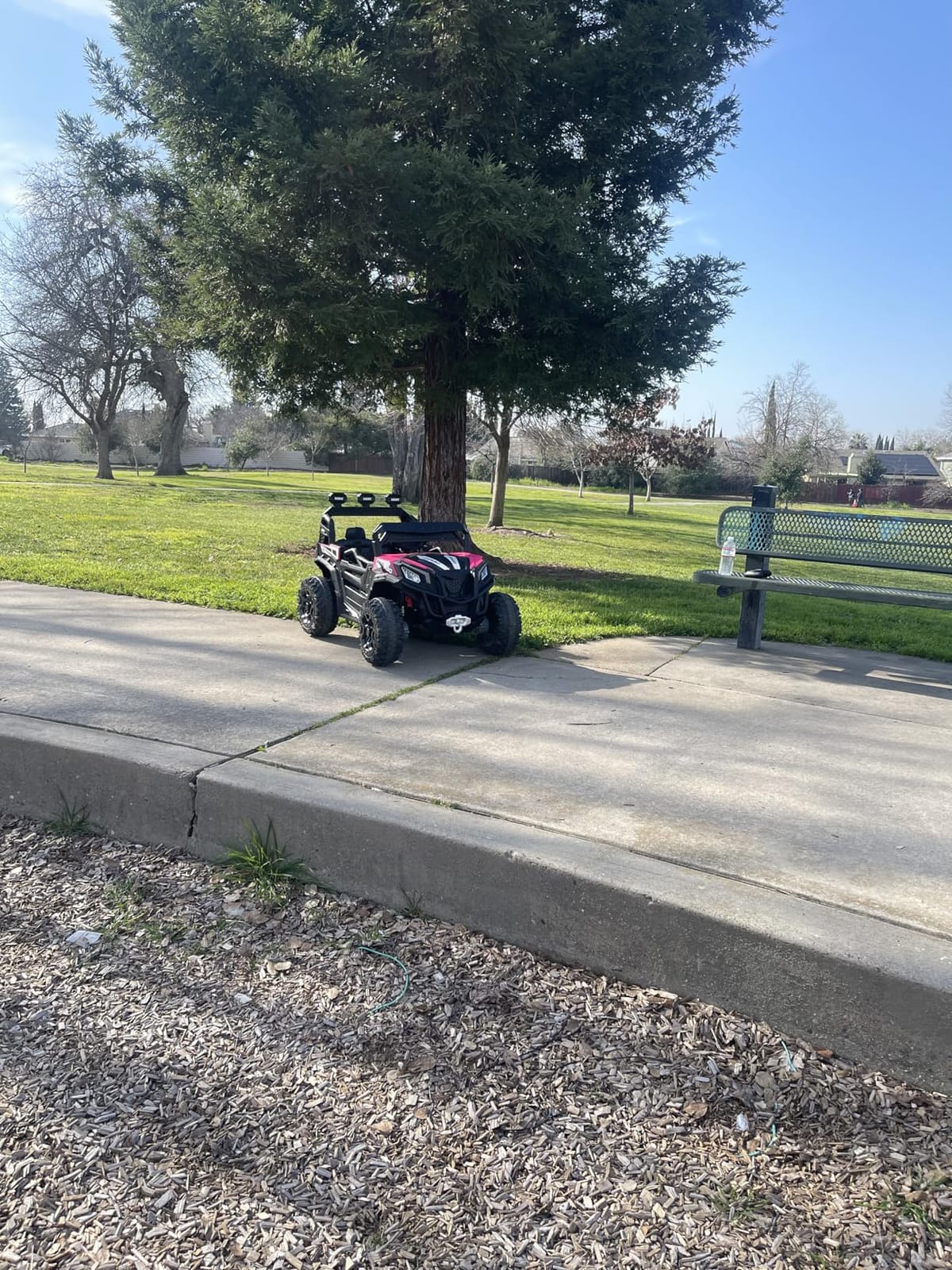 ANPABO 24V Ride On Toys for Kids w/Remote Control, 4WD/2WD Switchable, Blue customer photo 2