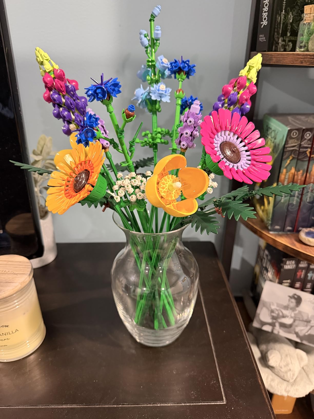 LEGO Botanicals Artificial Wildflower Bouquet - Fake Indoor Flowers Building Set for Home, Kitchen, Desk Decoration, Adults Ages 18+ - Gift for Birthdays - 10313 customer photo 2