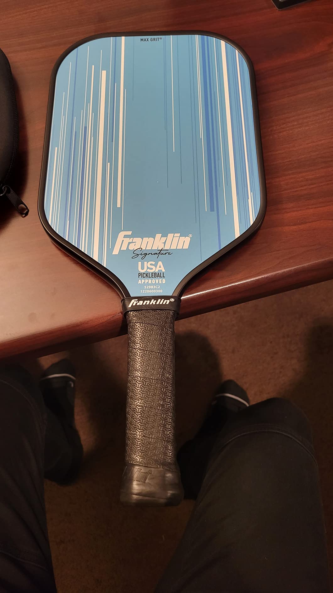Franklin Sports Pro Pickleball Paddles - Signature Series Pro Pickleball Paddle with MaxGrit Surface - USA Pickleball (USAPA) Approved Tournament Pickleball Paddles - 13mm + 16mm Polypropylene Cores customer photo 1