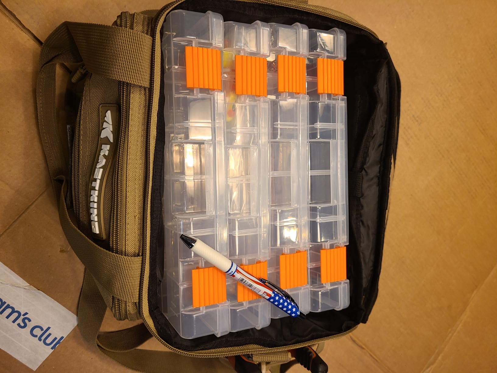KastKing KarryAll Fishing Tackle Bag, Saltwater & Freshwater Gear Storage customer photo 2