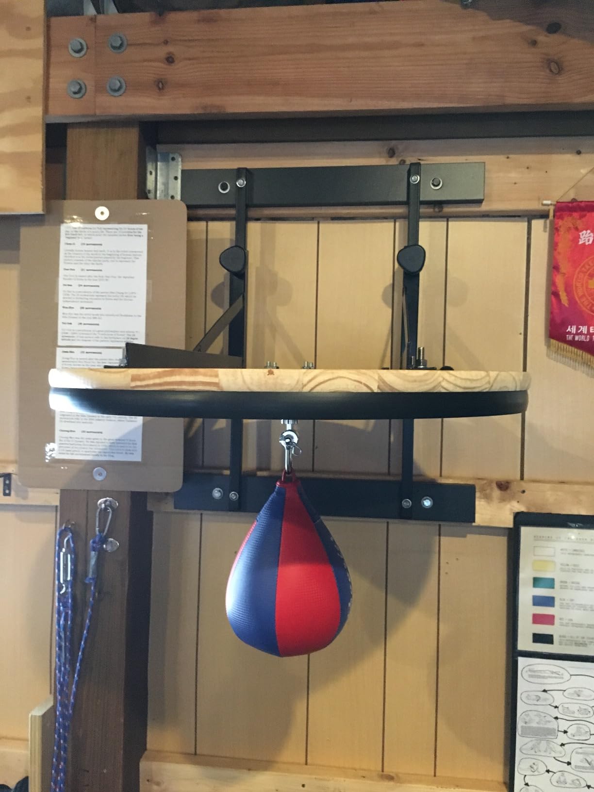 Soozier Adjustable Speed Bag Platform with 360-Degree Swivel 10'' Speedbag customer photo 1