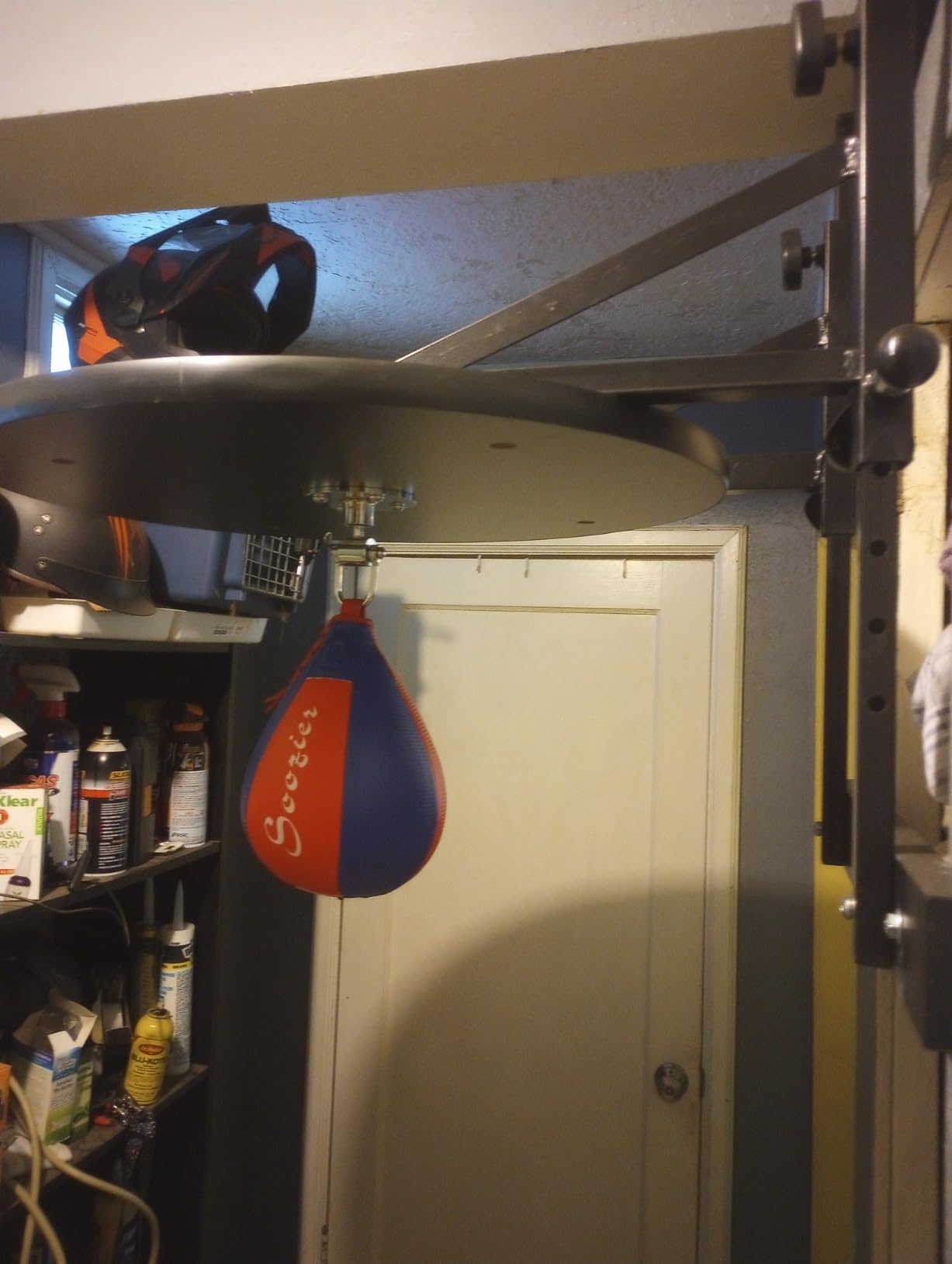 Soozier Adjustable Speed Bag Platform with 360-Degree Swivel 10'' Speedbag customer photo 2
