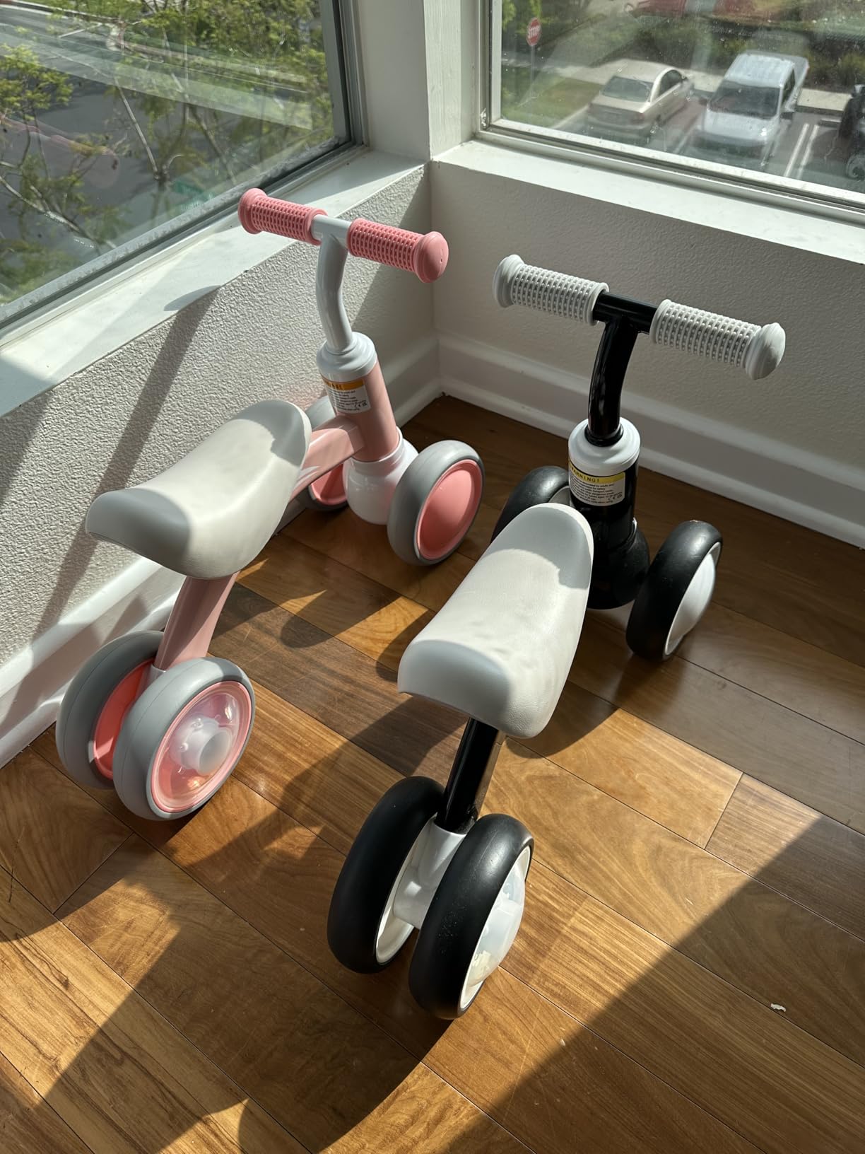 Gamfeiny Colorful Lighting Baby Balance Bike Toys for 1 Year Old Boy Girl Gifts, 10-36 Month Toddler Balance Bike, No Pedal 4 Silence Wheels & Soft Seat First Riding on Toys, 1st Birthday Gifts customer photo 1