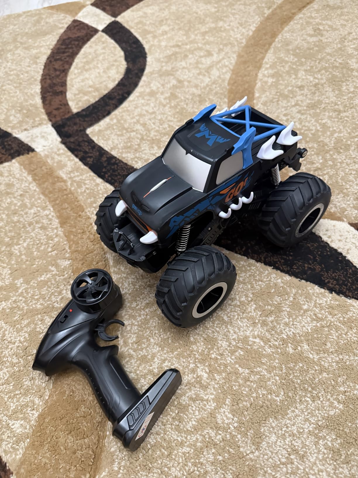Threeking 1:16 Amphibious Monster Truck All Terrain Remote Control Car Toys | Waterproof Durable 4WD Off-Road RC Crawler Cars Pick-Up Unique Toy Gifts for Boys Girls Ages 6-12 customer photo 1