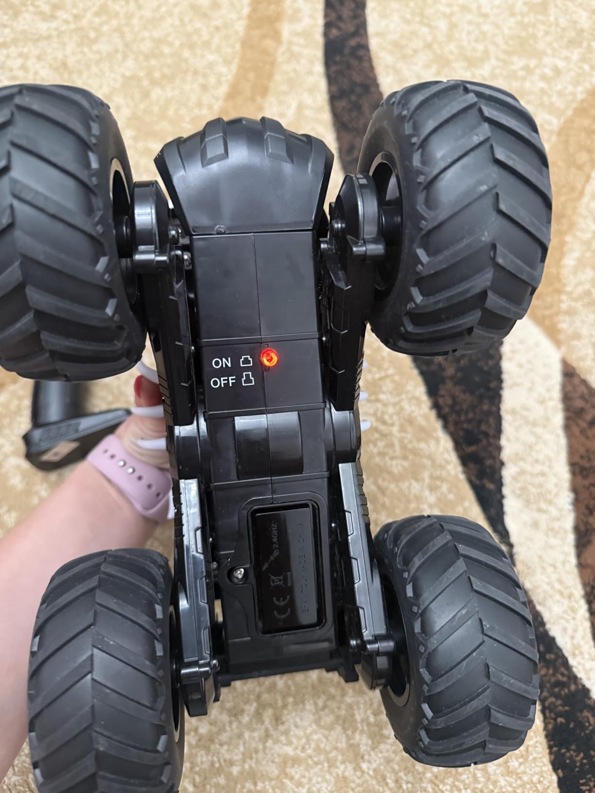 Threeking 1:16 Amphibious Monster Truck All Terrain Remote Control Car Toys | Waterproof Durable 4WD Off-Road RC Crawler Cars Pick-Up Unique Toy Gifts for Boys Girls Ages 6-12 customer photo 2
