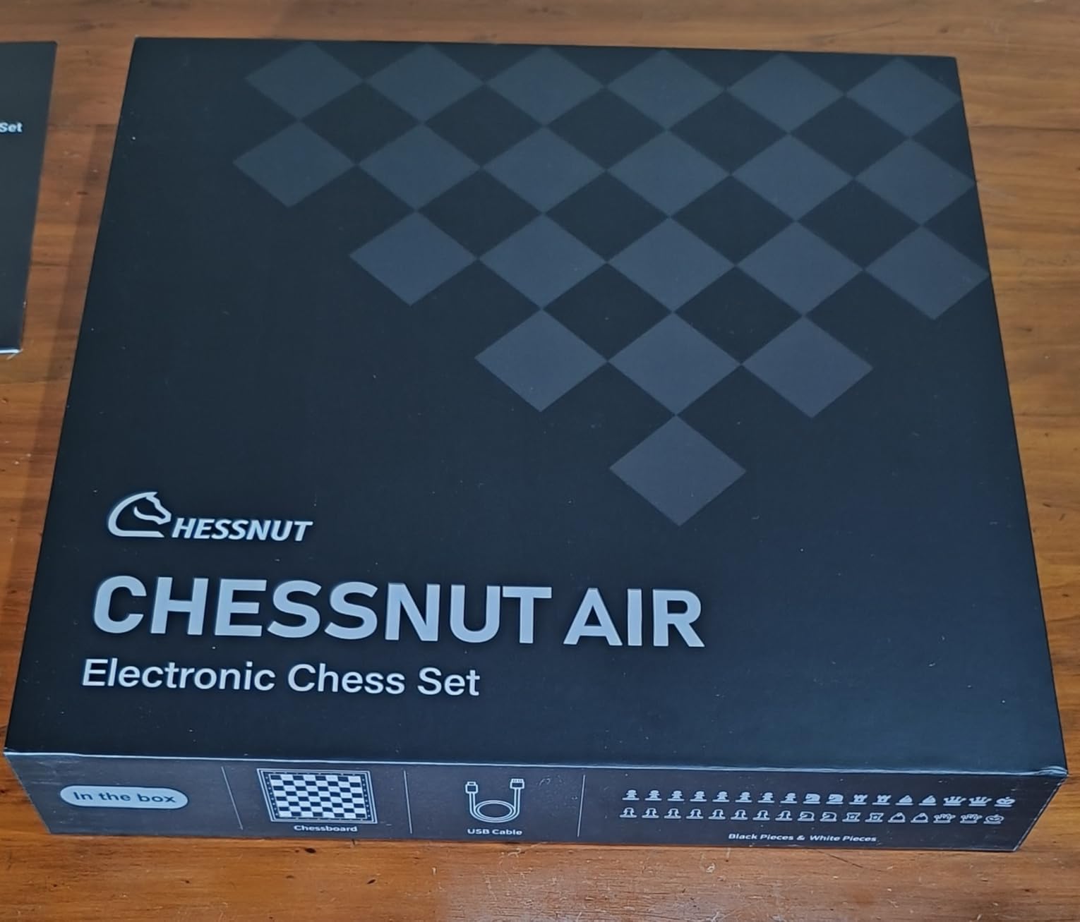Chessnut Air Electronic Chess Board with AI — Handcrafted Wooden Board, LED Indicators, Adaptive Difficulty, Full Piece Recognition — Play Online on Major Chess Platforms customer photo 1