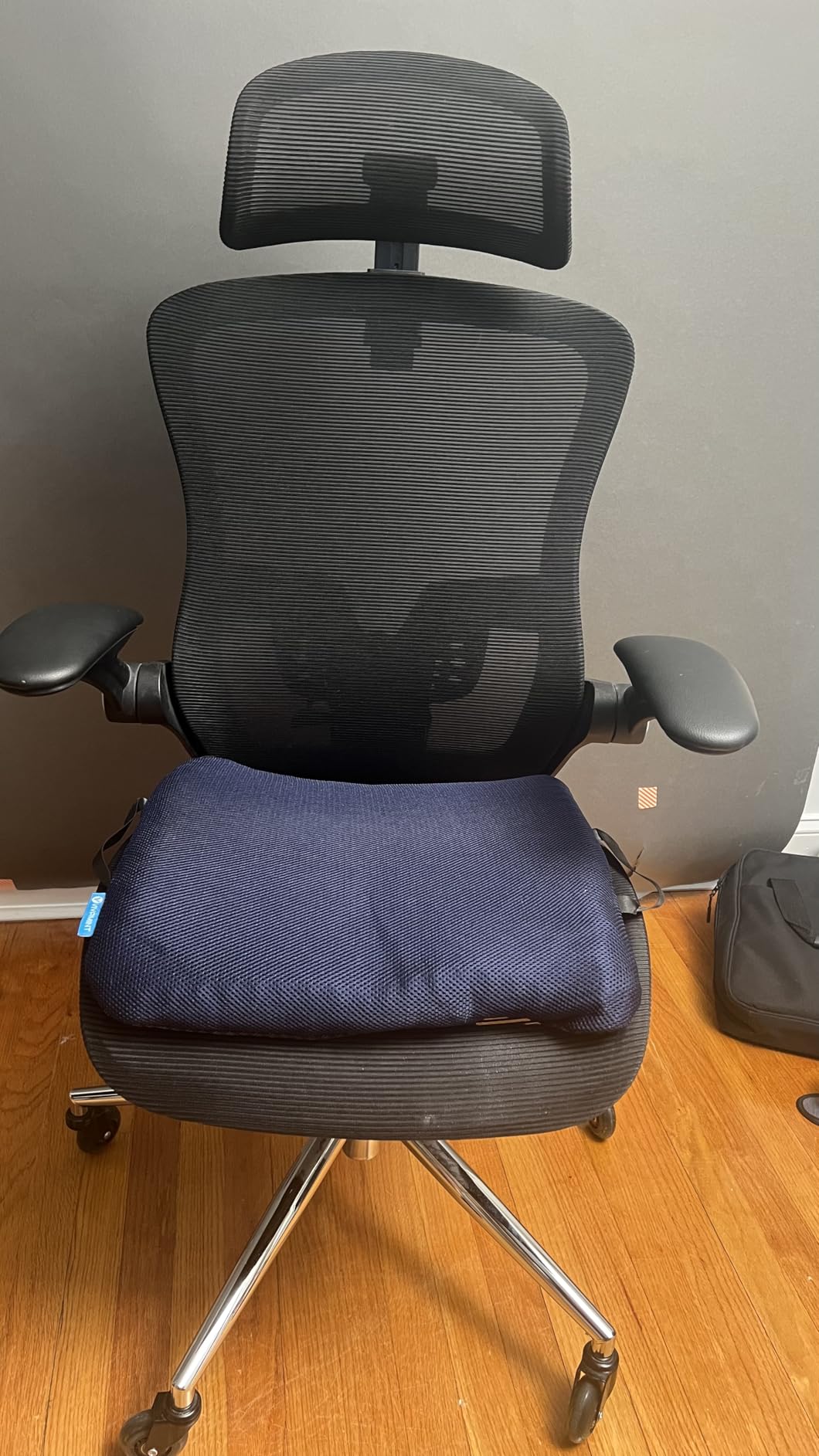 Gel Seat Cushions for Long Sitting- Extra Large & Ultra Thick(2 Inch) Orthopedic Chair Pad for Pressure Relief, Sciatica & Back Pain – Non-Slip, Cooling, Portable for Office, Car, Truck, Wheelchair customer photo 1