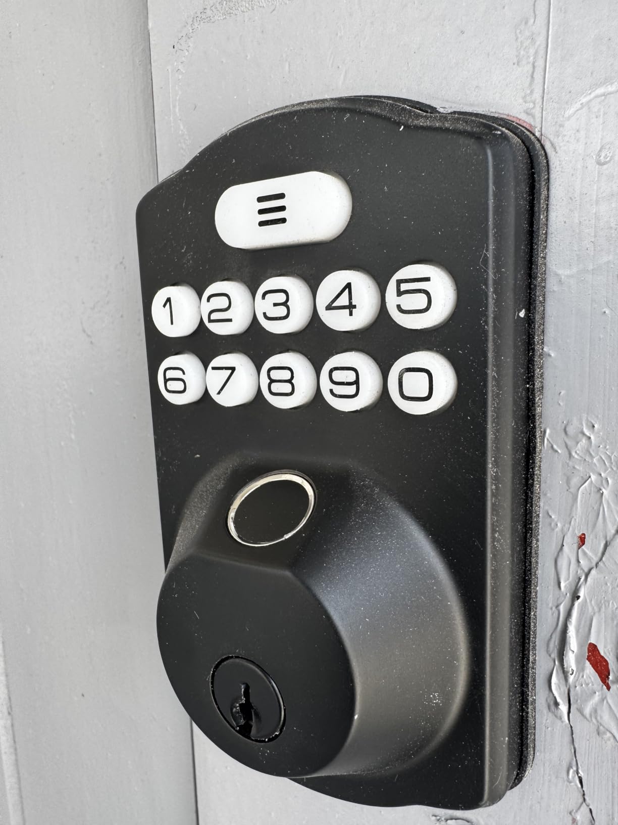 Veise KS02A Fingerprint Door Lock, Keypad Deadbolt, Matte Black customer photo 1