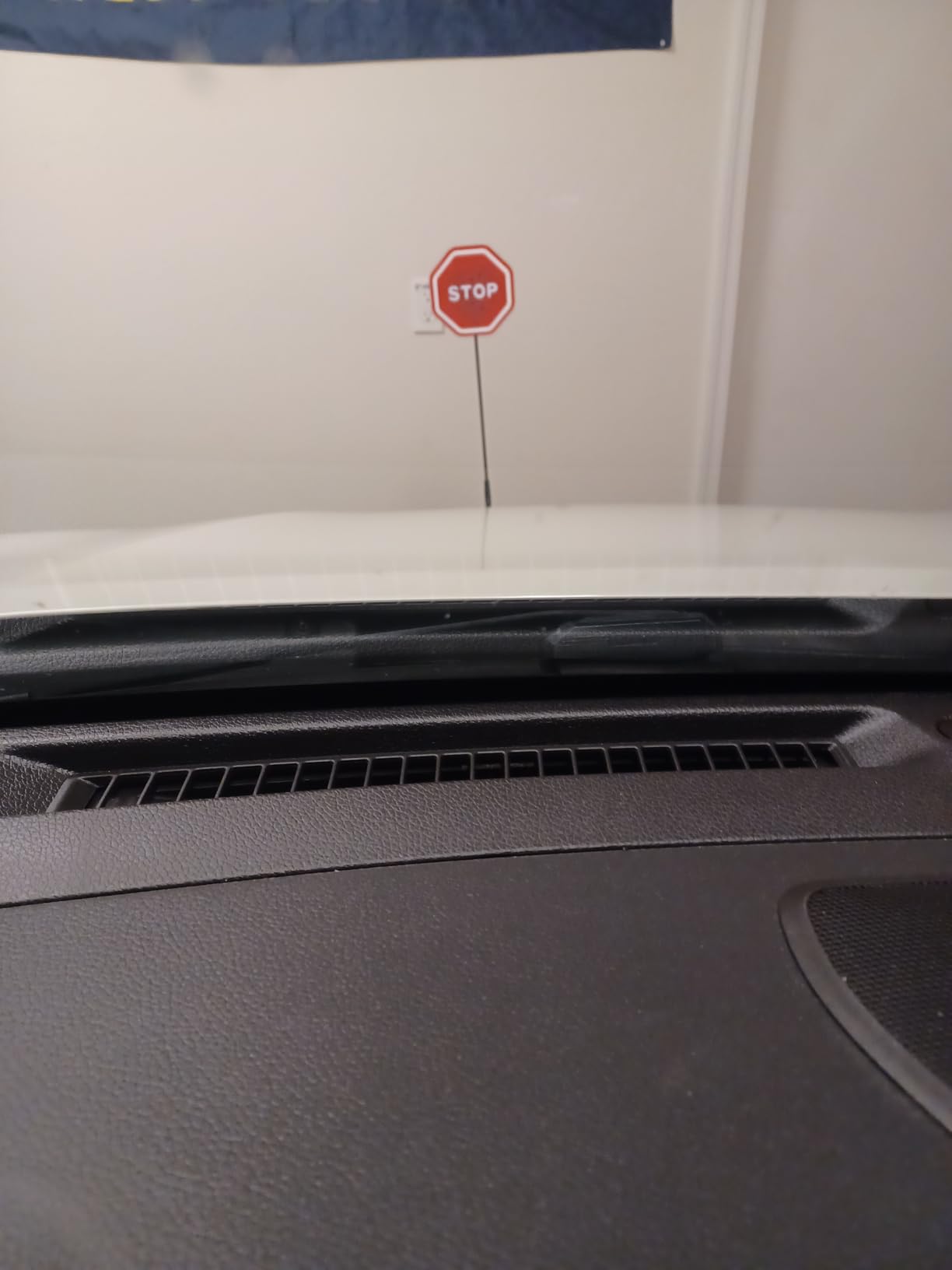 LED Light Parking Stop Sign,Smart Parking LED Garage Flashing Warning Stop Sign, Parking Assist LED Stop Sign Parking Assistant with Flashing Signal for Garage customer photo 1