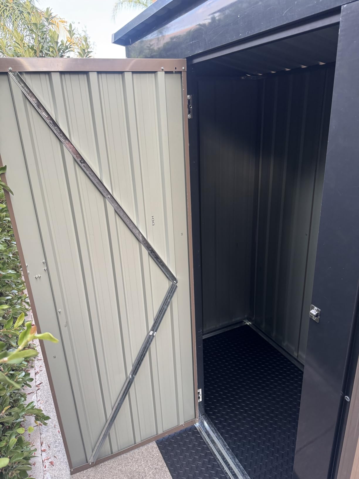 Patiowell 5x3 FT Outdoor Storage Shed, Brown customer photo 1