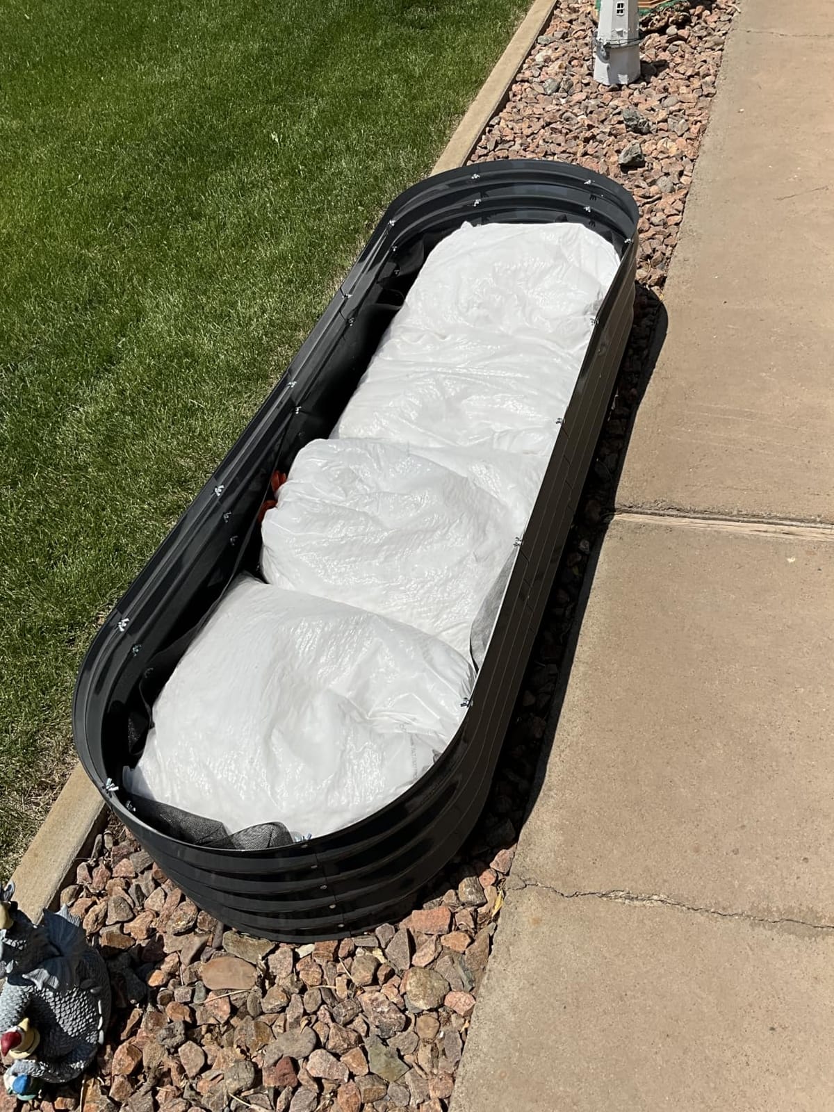 Utopia Home Galvanized Raised Garden Bed Kit 4x2x1ft, Planter Box Raised Garden Beds Outdoor, Easy Assembly Metal Raised Bed for Gardening Vegetables, Fruits, Flowers - Pack of 01 - Silver | Galvanized steel construction Rust resistant Easy assembly Vegetable and flower gardening customer photo 2