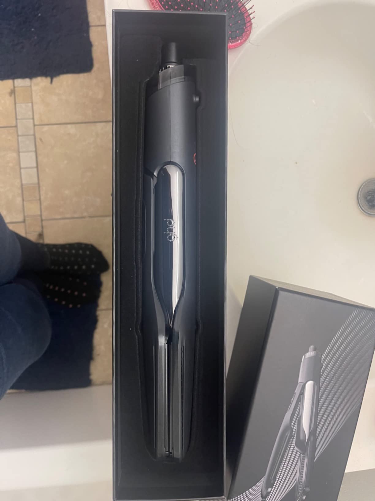 ghd Duet Style 2-in-1 Flat Iron & Hair Dryer, Black customer photo 2
