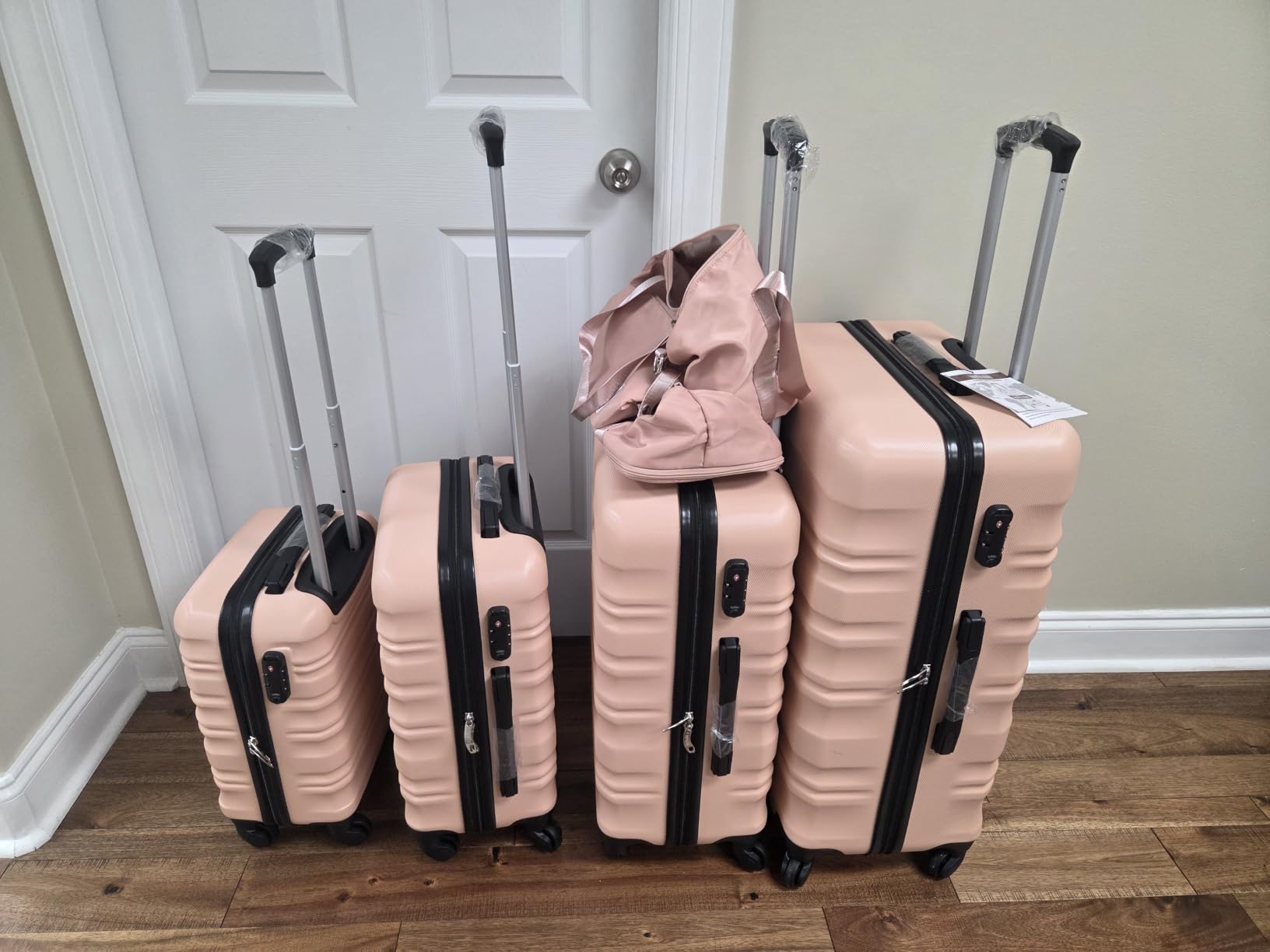 LONG VACATION Luggage Sets, 6 Piece, Hardshell Suitcase with Spinner Wheels customer photo 2