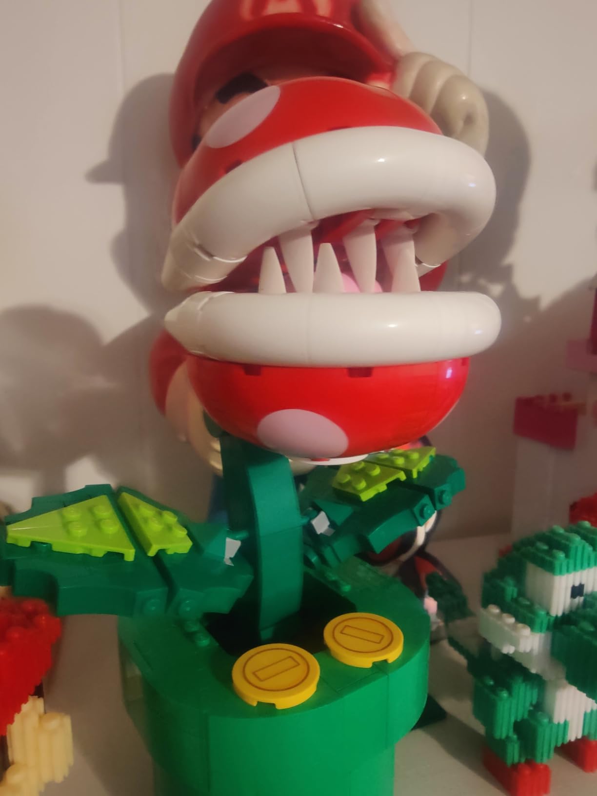 LEGO Super Mario Piranha Plant Building Sets for Adults - Mario Collectible for Men & Women, Ages 18+ Years - Gift for Birthdays - Bedroom, Home Office, or Book Shelf Decor - 71426 customer photo 1