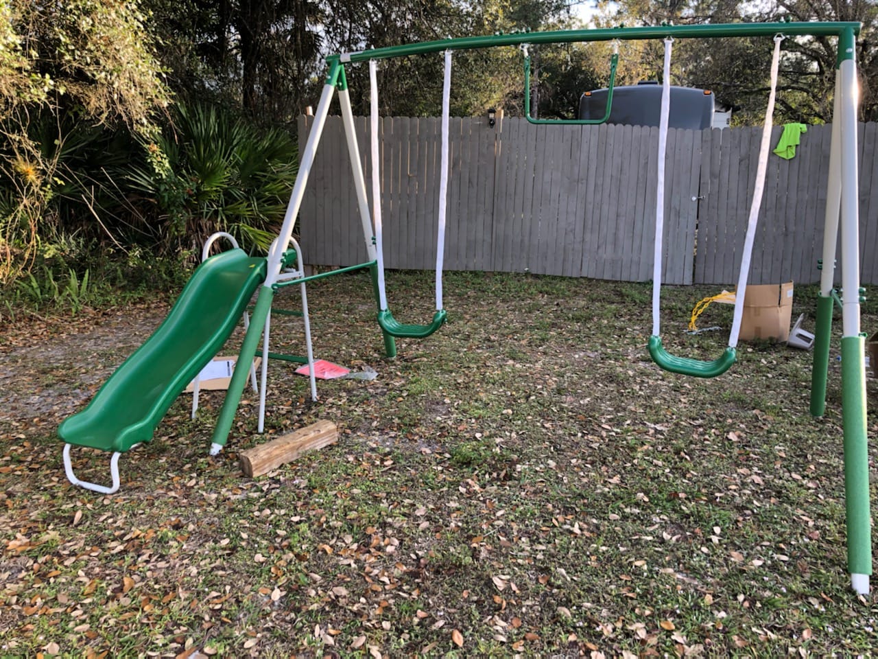 Sportspower Super Saucer Metal Swing Set: 2 Swings customer photo 1