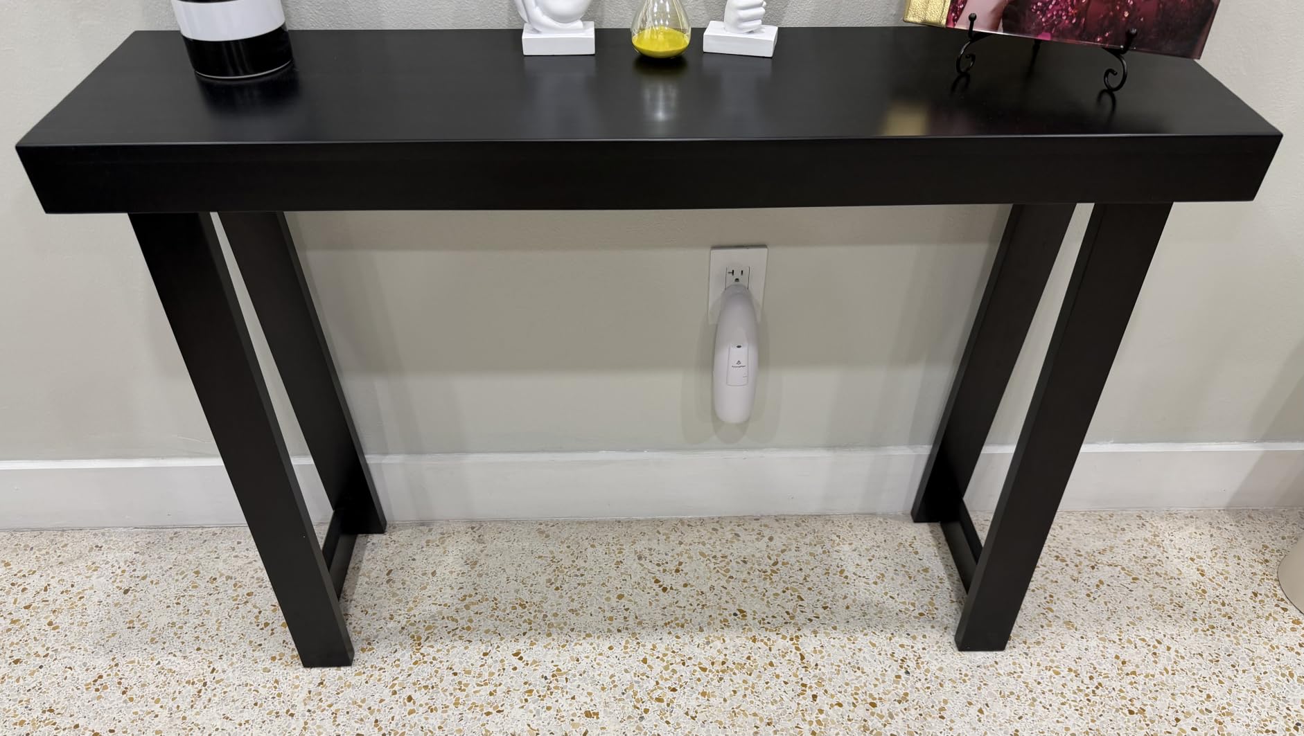 Plank+Beam Classic Console Table, 36 Inch, Pecan customer photo 1