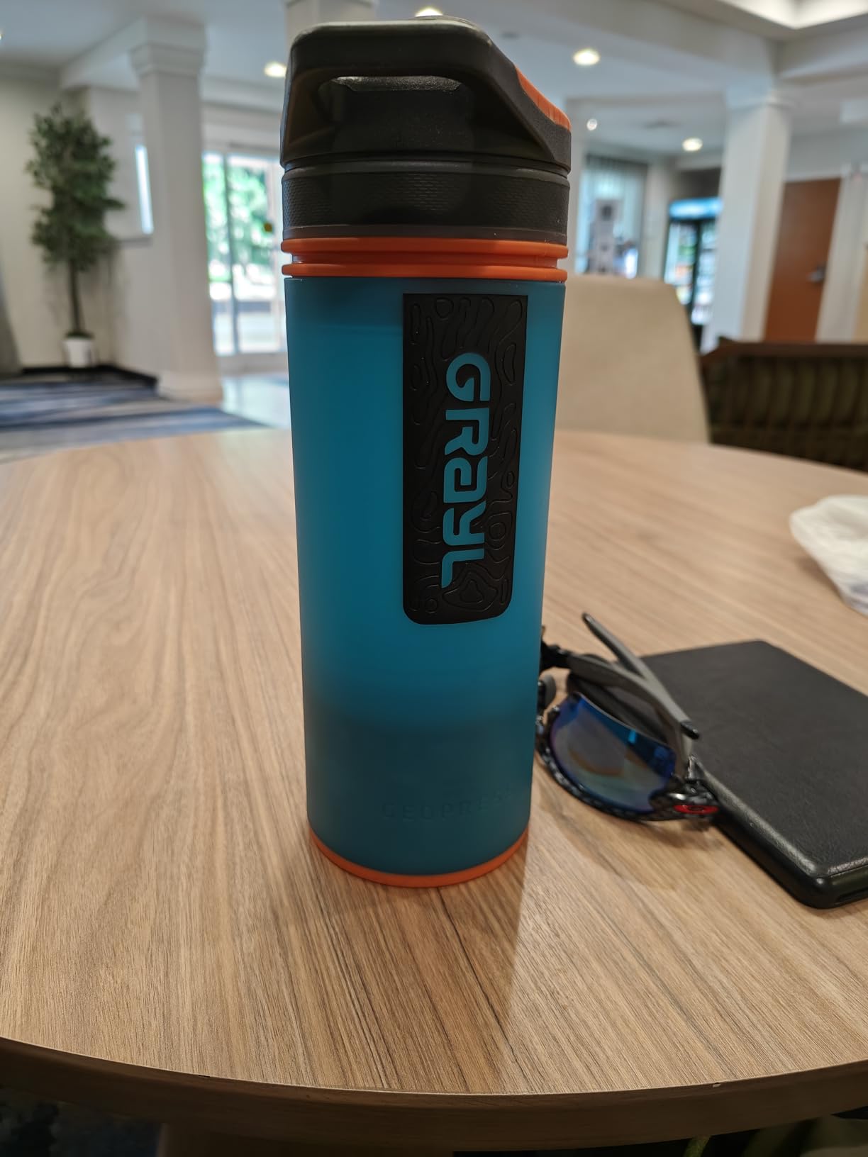 GRAYL GeoPress 24 oz Water Purifier & Water Filter Bottle, Black Camo customer photo 2