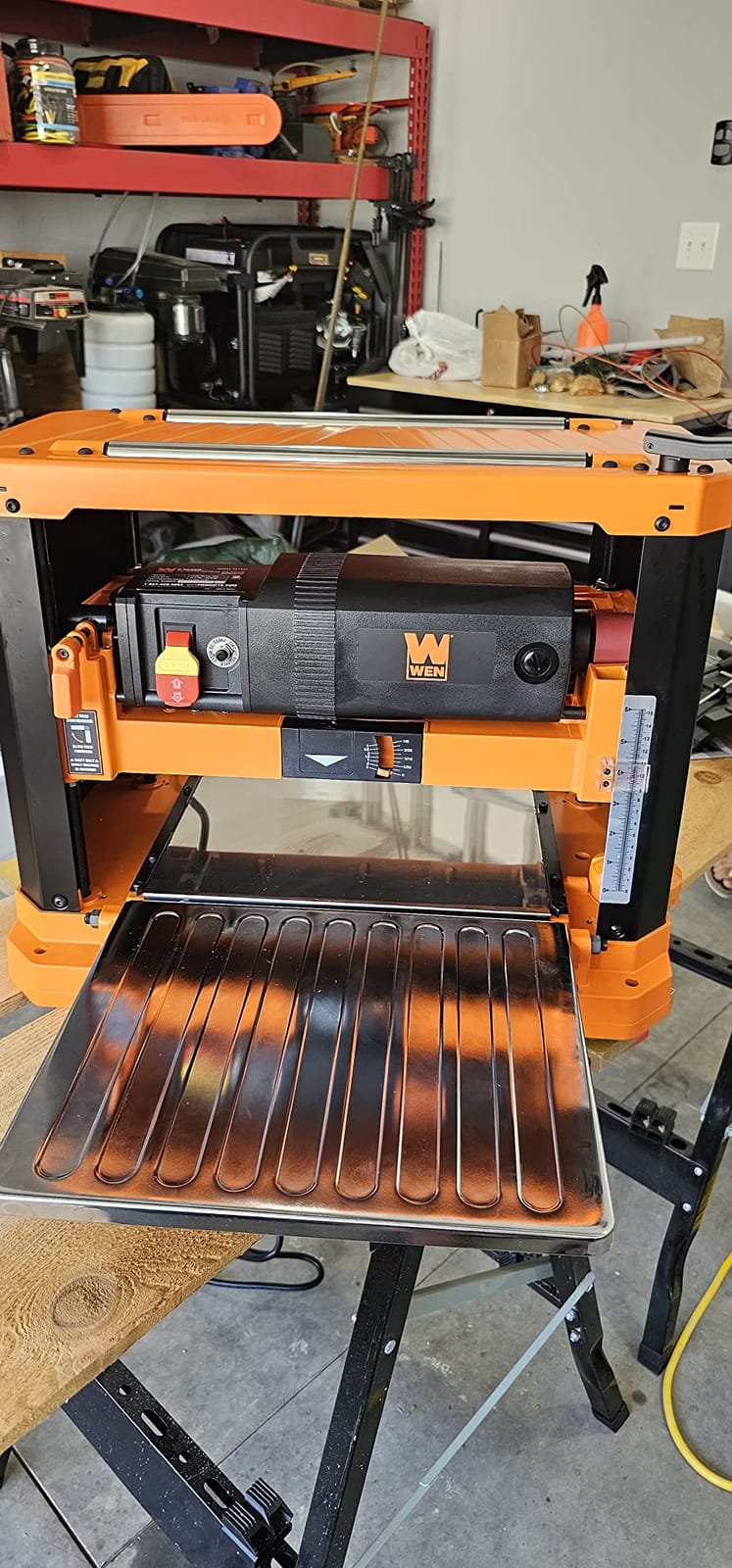 WEN Thickness Planer, Two Speed, 13-Inch Spiral Blade, Benchtop (PL1337) customer photo 2